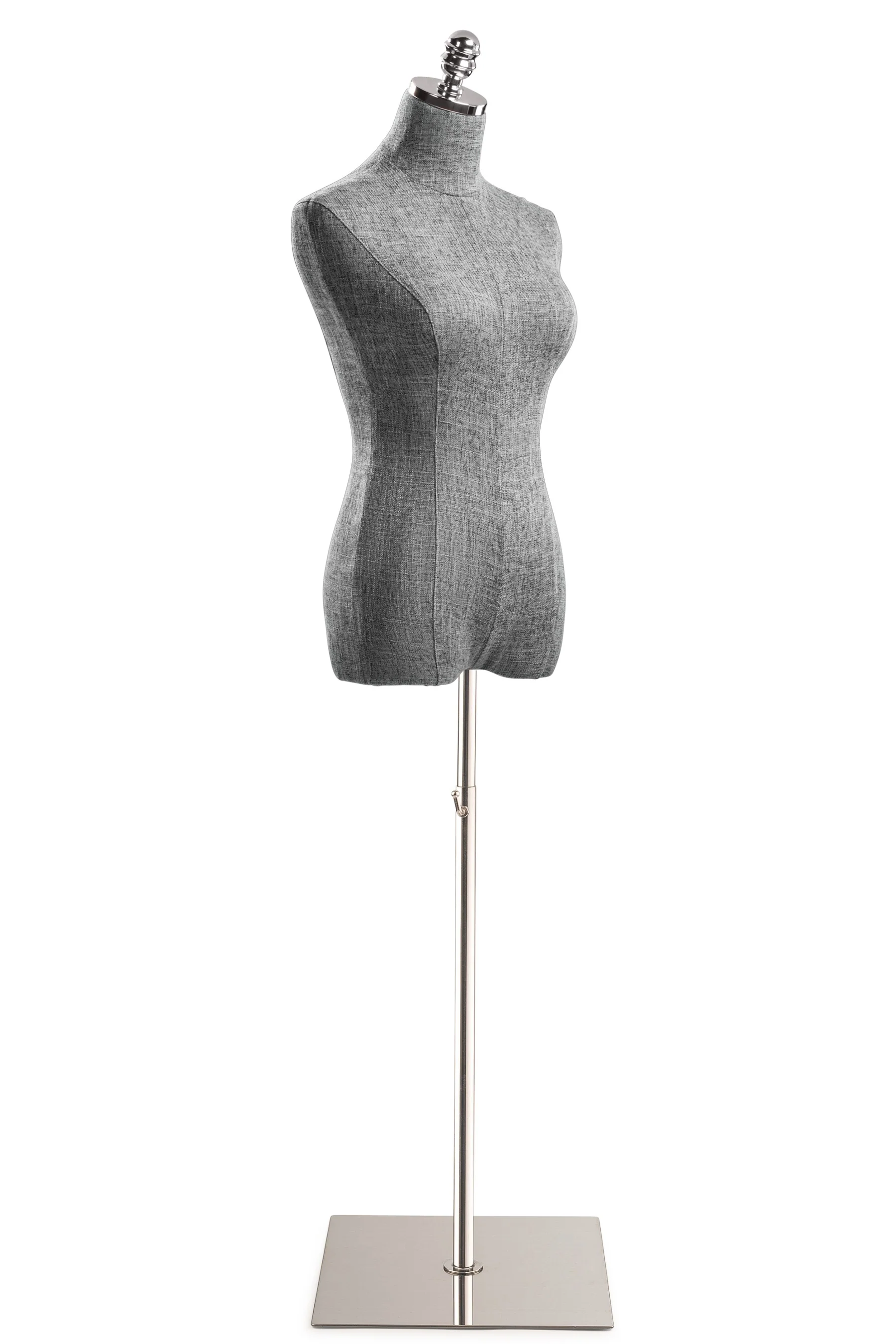 Female Display Dress Form on Metal Flat Base - Image 92