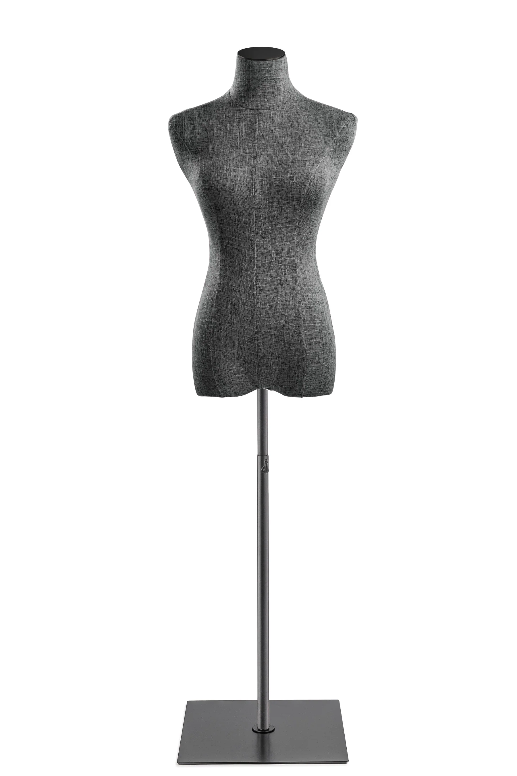 Female Display Dress Form on Metal Flat Base - Image 96