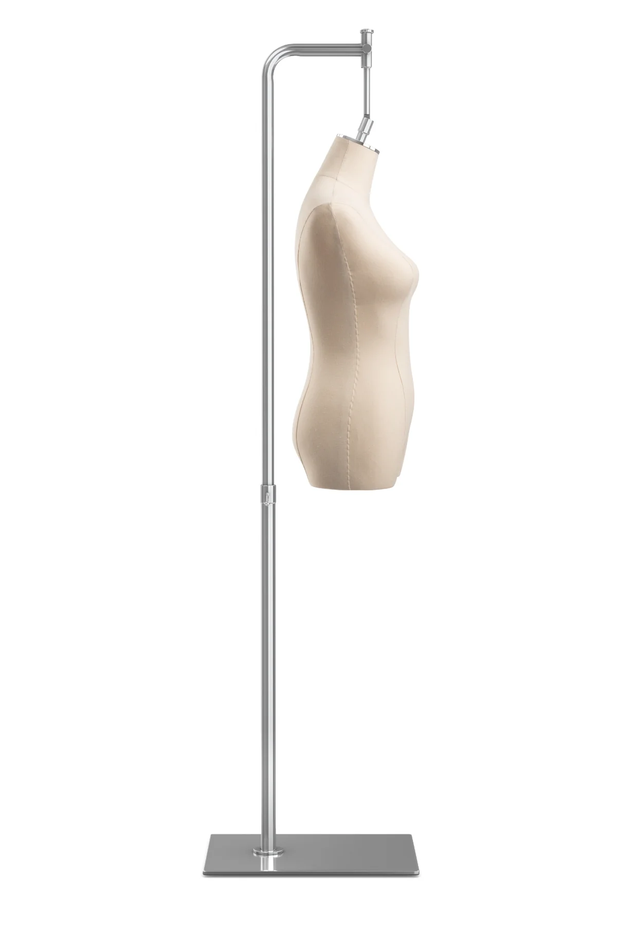 Female Display Dress Form on Metal Hanging Base - Image 14
