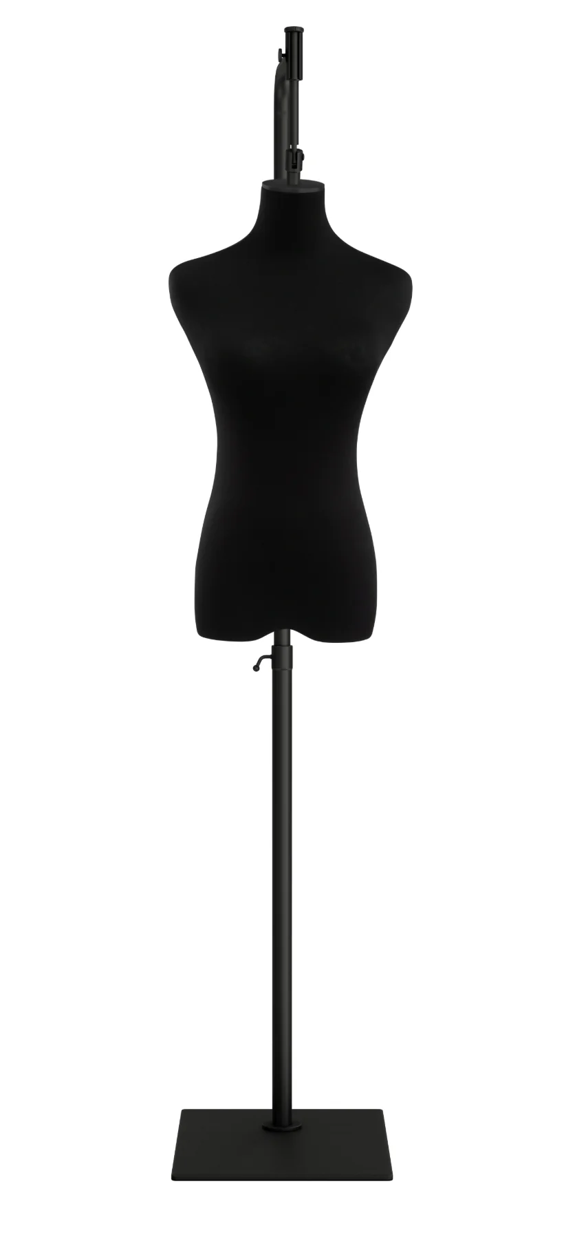 Female Display Dress Form on Metal Hanging Base - Image 17