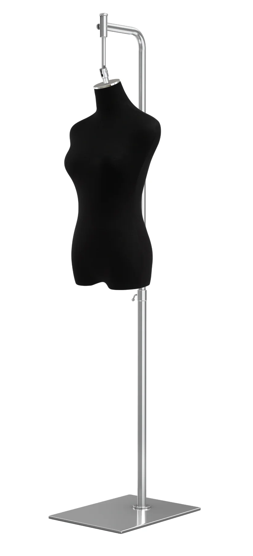 Female Display Dress Form on Metal Hanging Base - Image 22