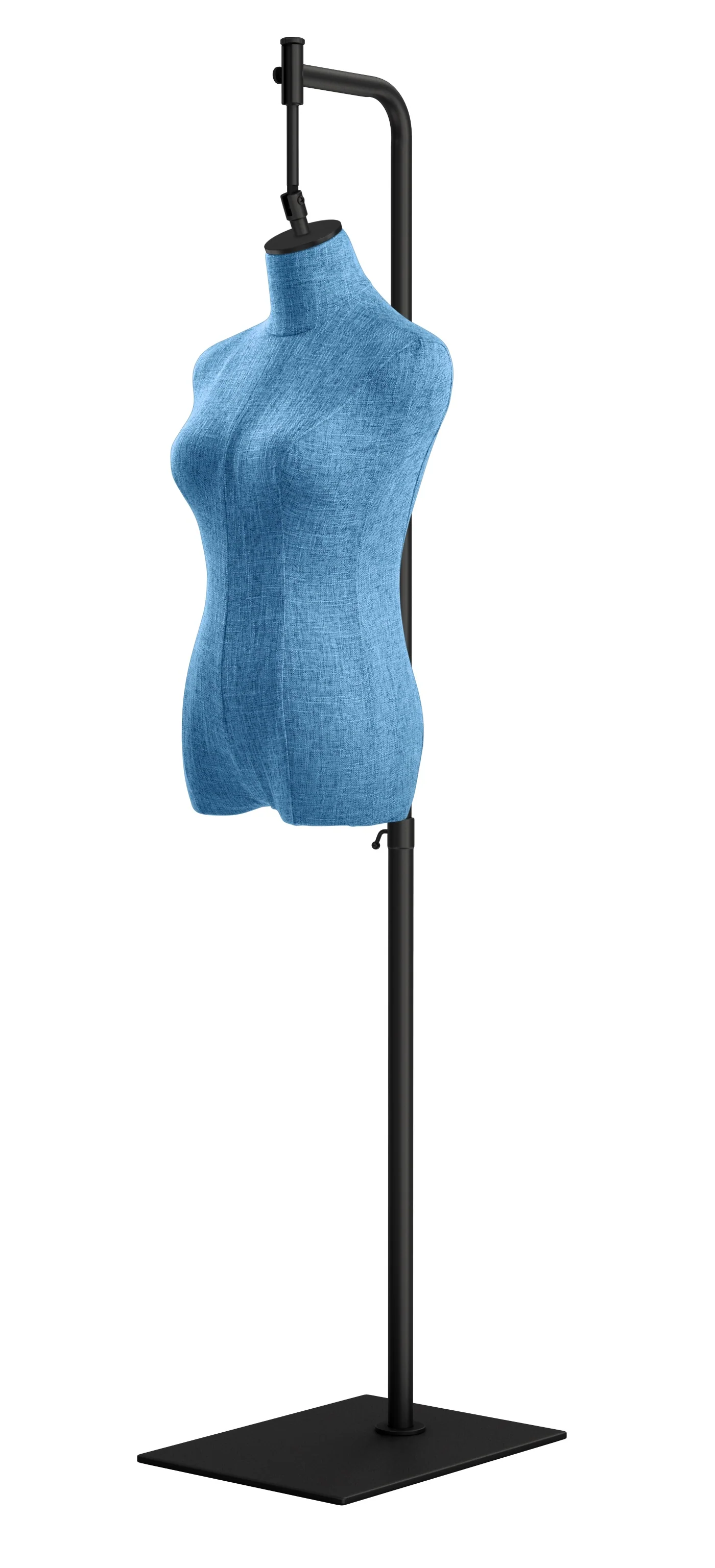 Female Display Dress Form on Metal Hanging Base - Image 25