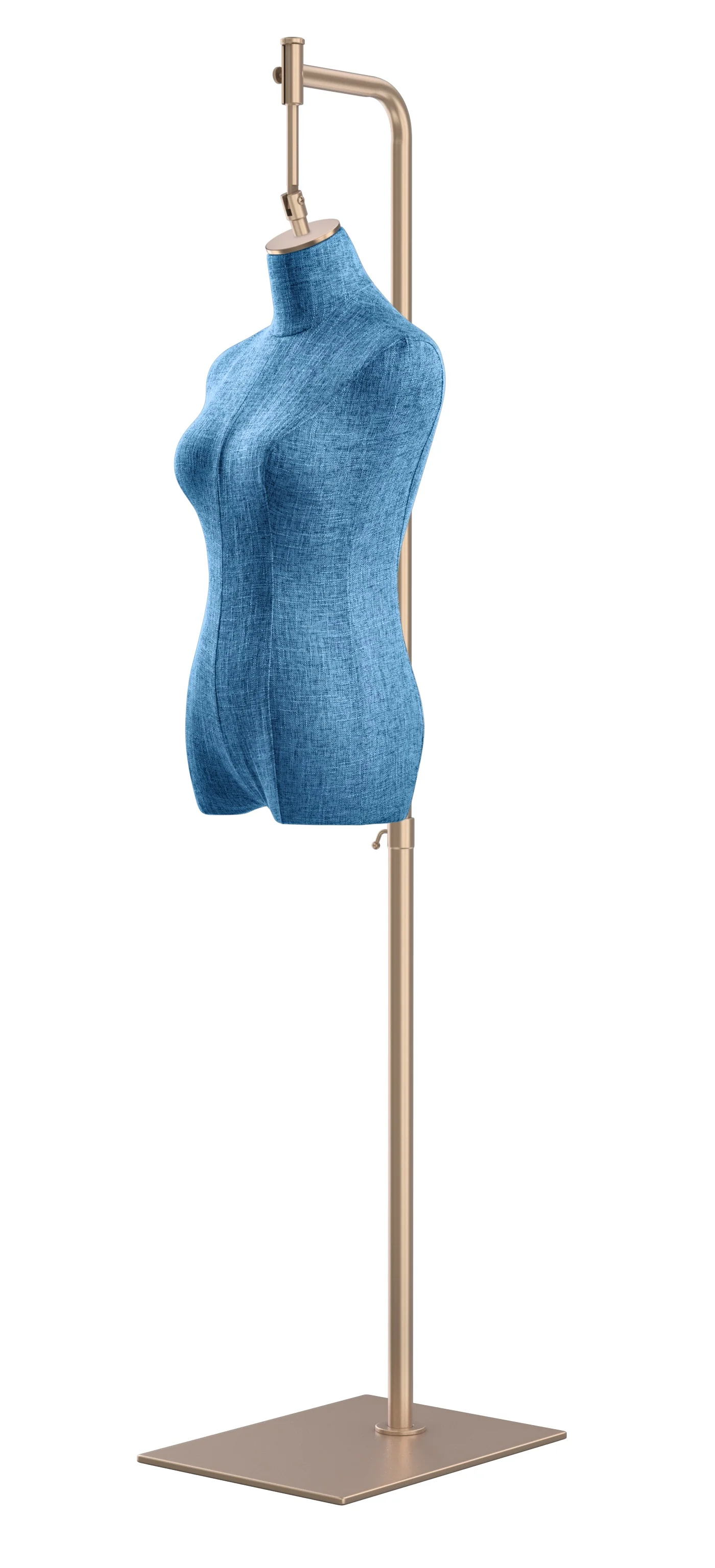 Female Display Dress Form on Metal Hanging Base - Image 26