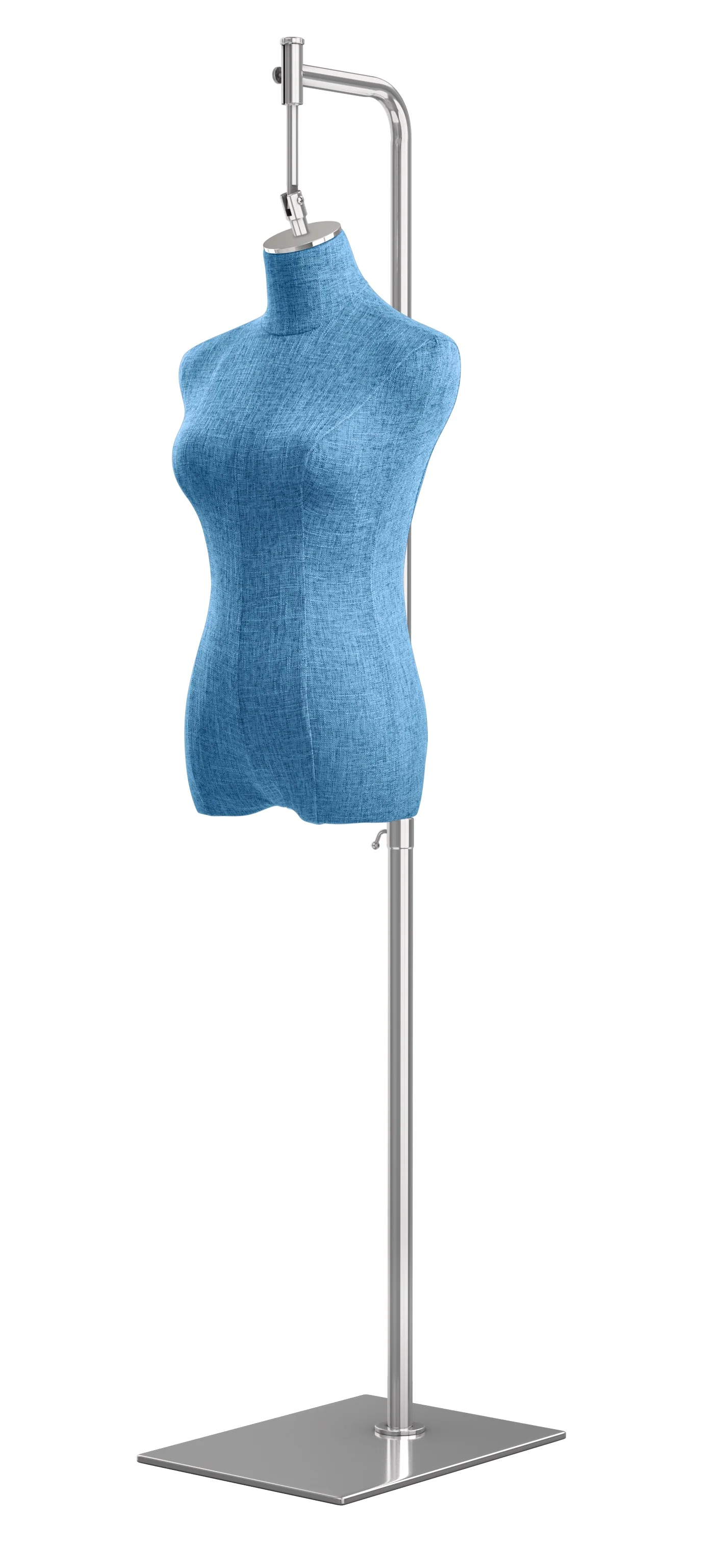 Female Display Dress Form on Metal Hanging Base - Image 27