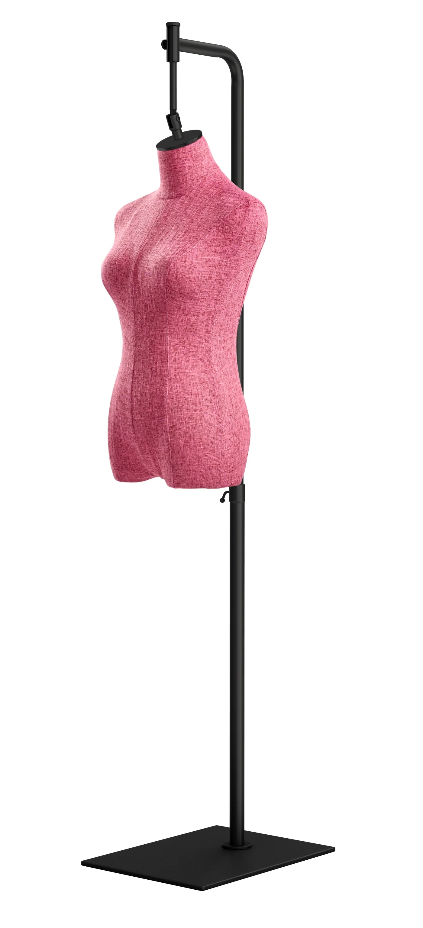 Female Display Dress Form on Metal Hanging Base - Image 34