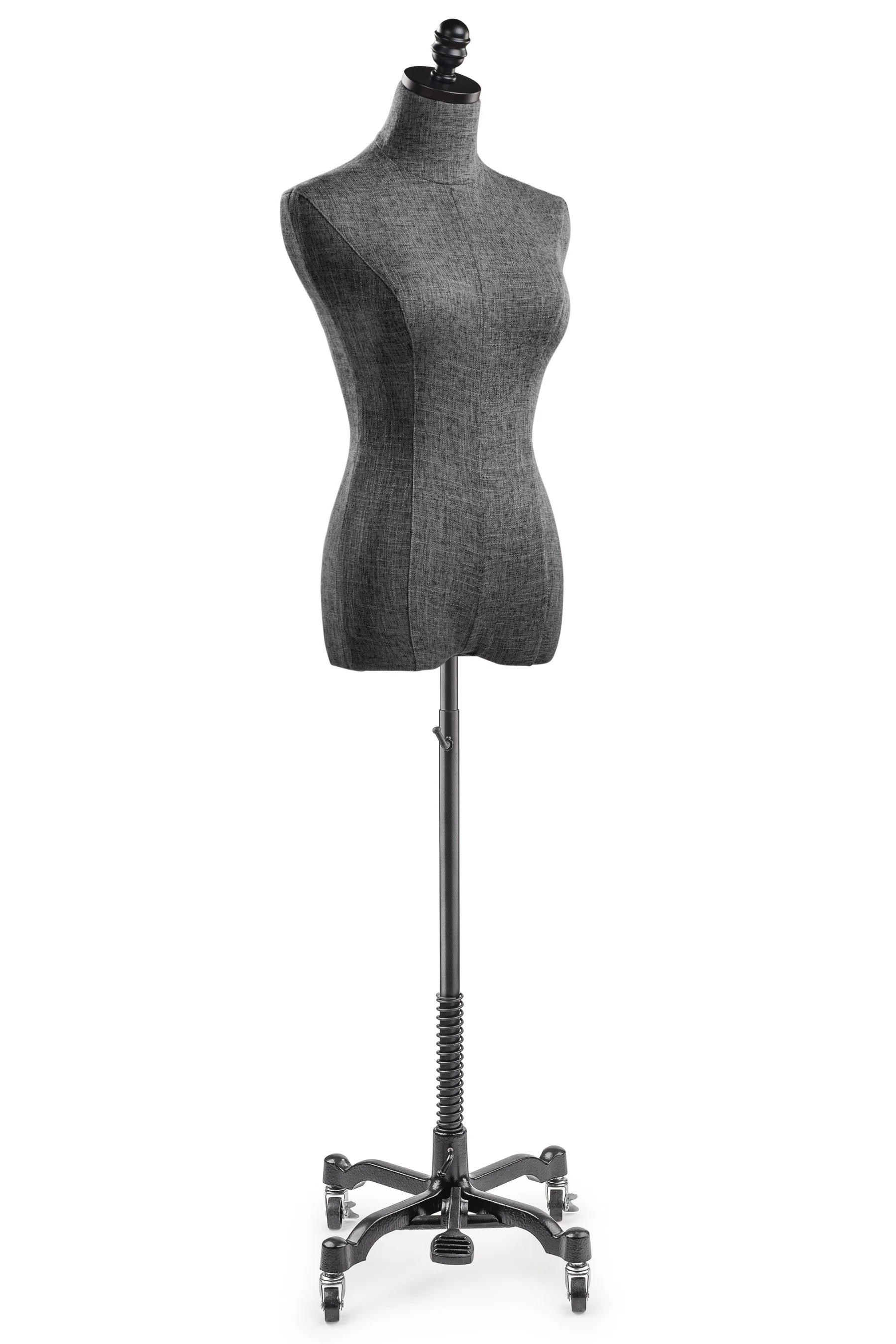 Female Display Dress Form on Metal Rolling Base - Image 100