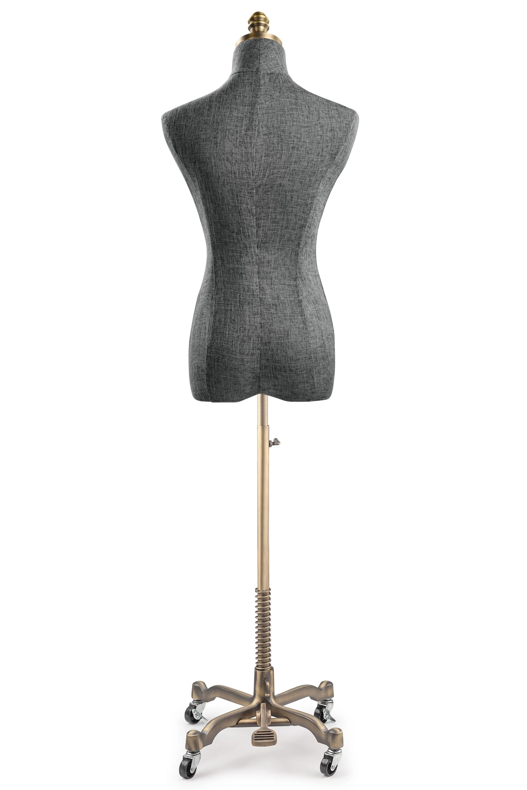 Female Display Dress Form on Metal Rolling Base - Image 109