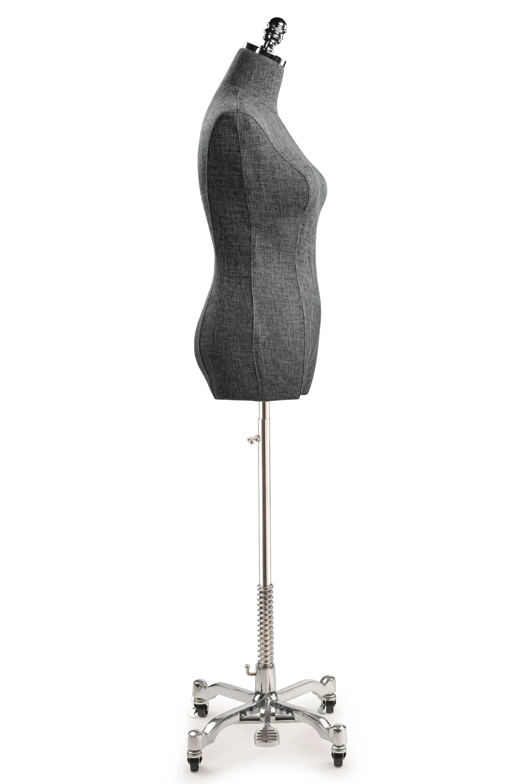 Female Display Dress Form on Metal Rolling Base - Image 117