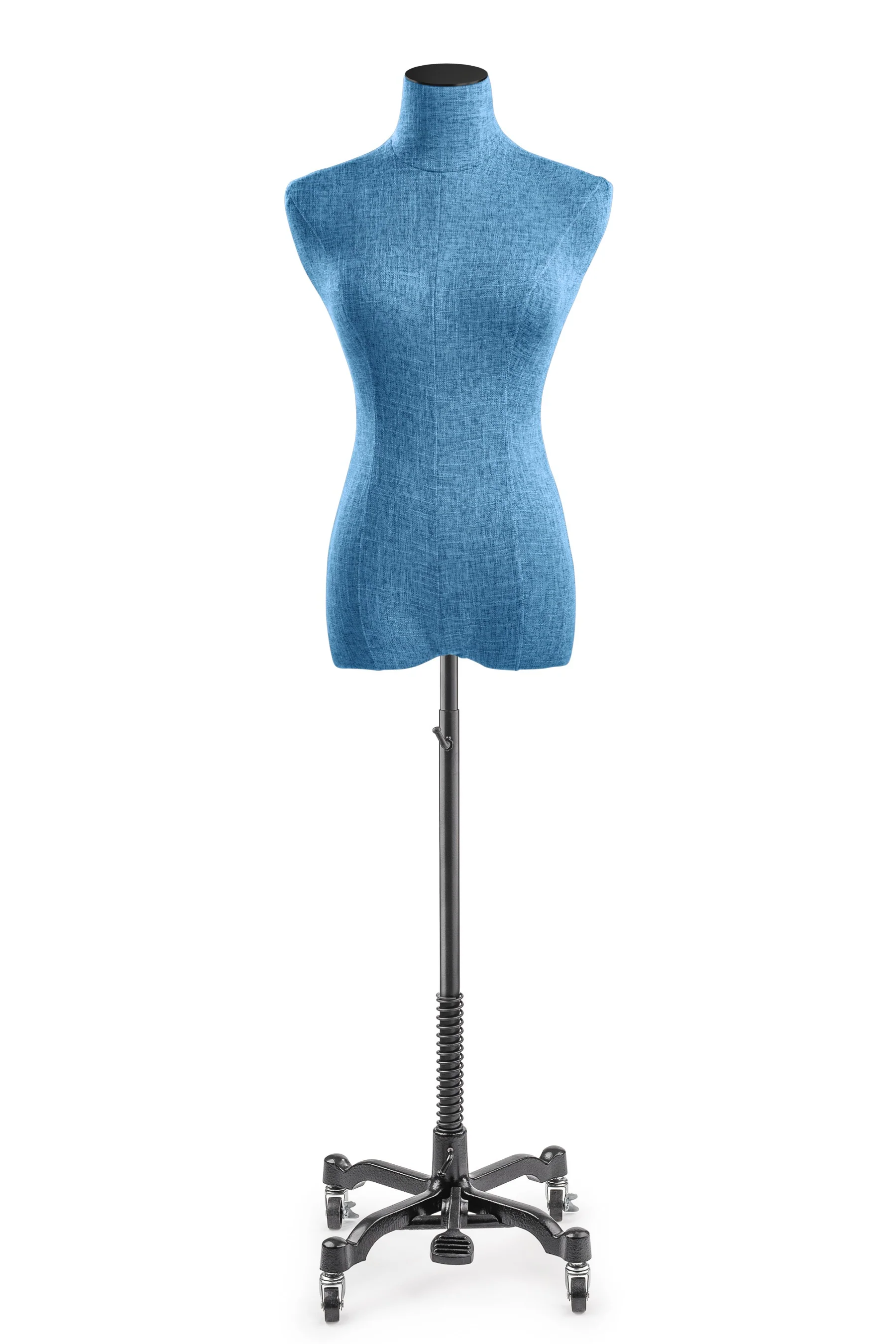 Female Display Dress Form on Metal Rolling Base - Image 119