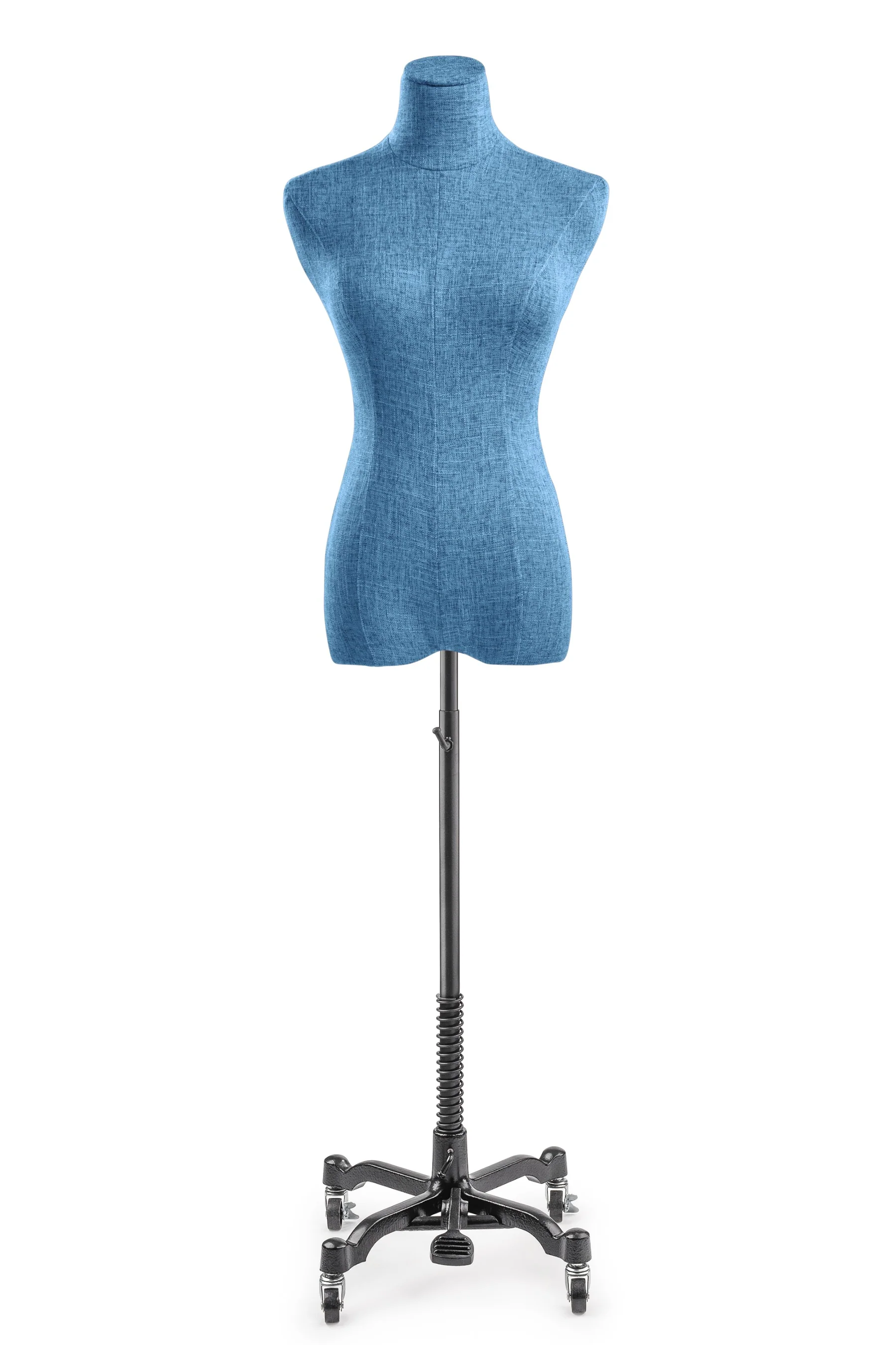 Female Display Dress Form on Metal Rolling Base - Image 120