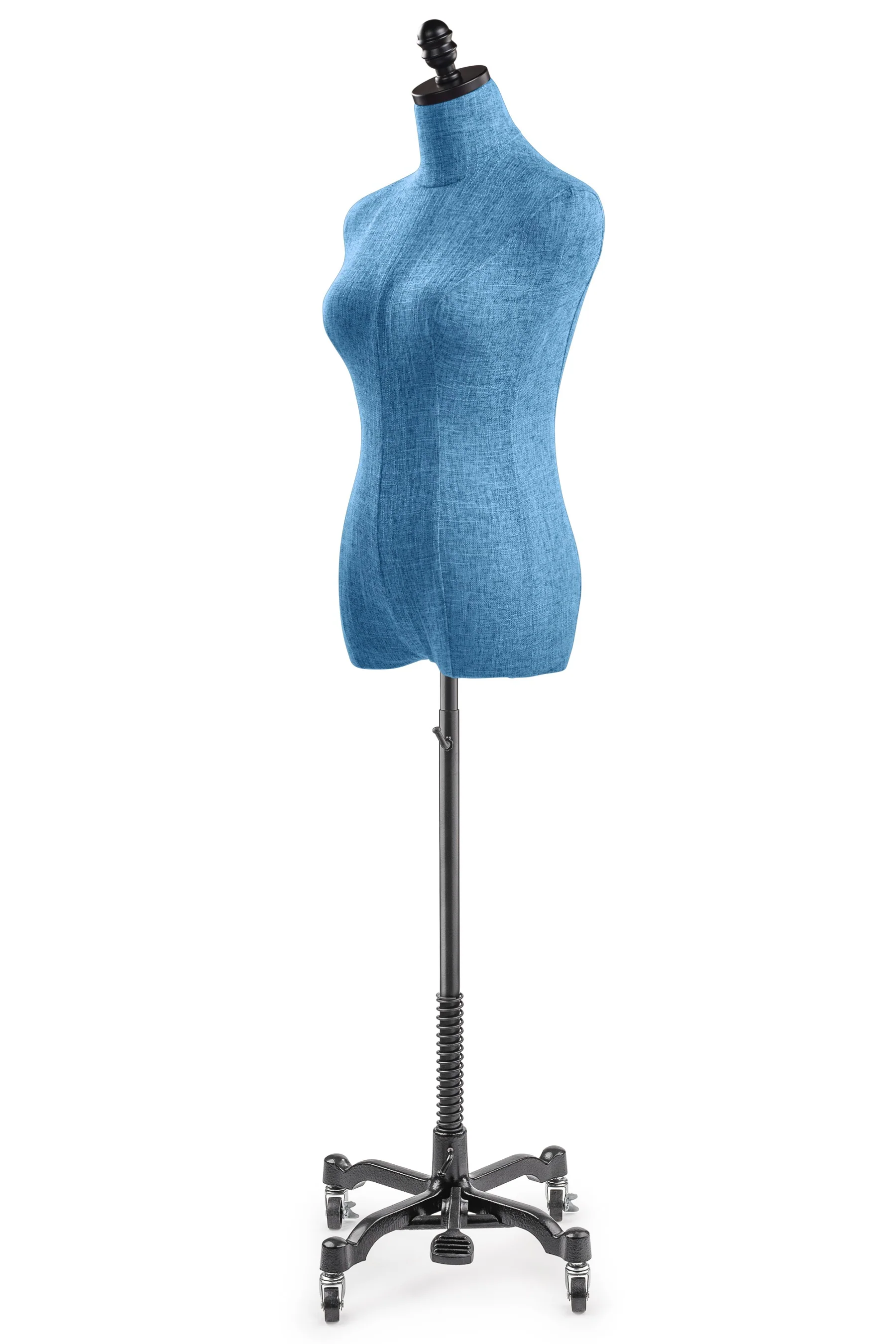 Female Display Dress Form on Metal Rolling Base - Image 121