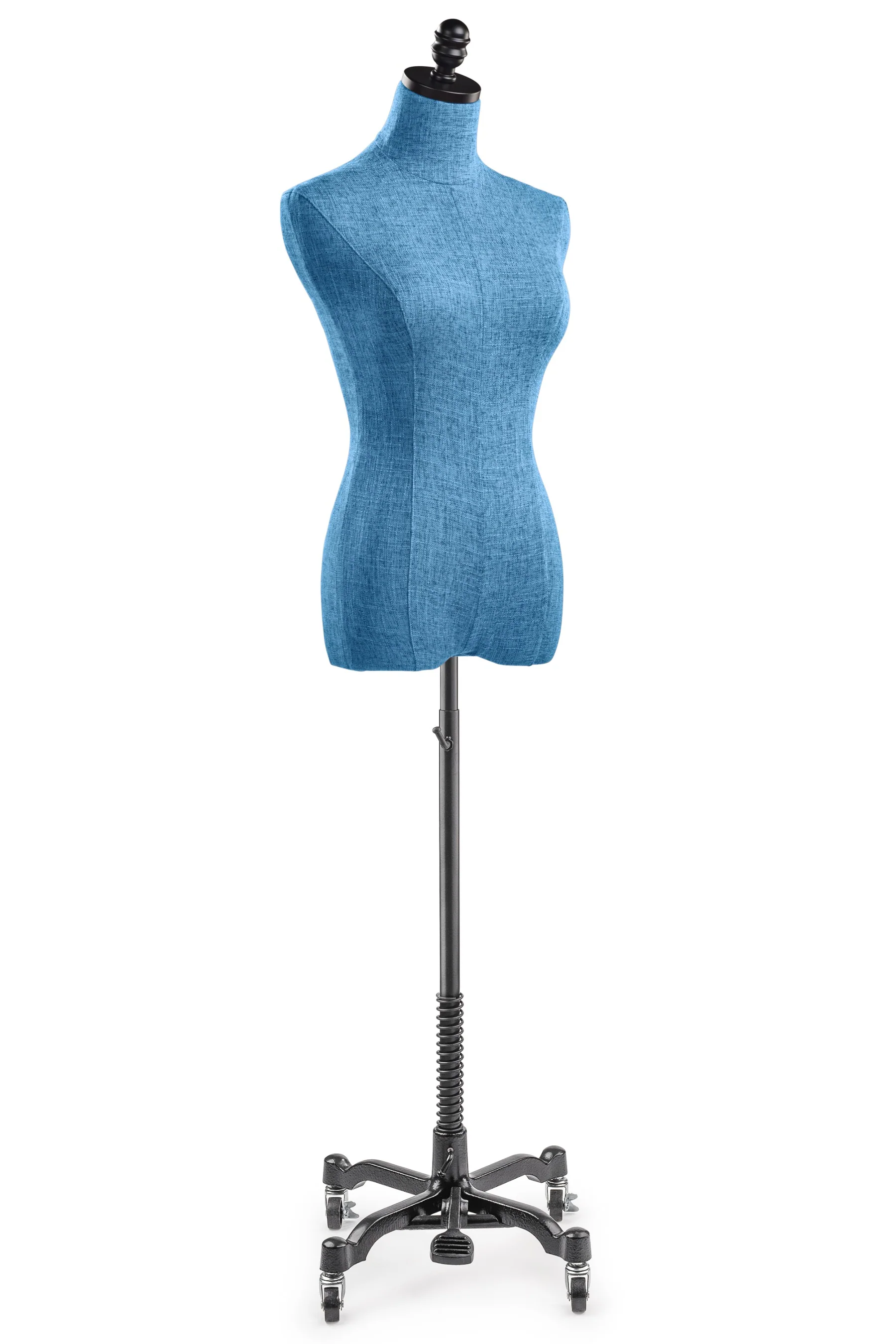 Female Display Dress Form on Metal Rolling Base - Image 123