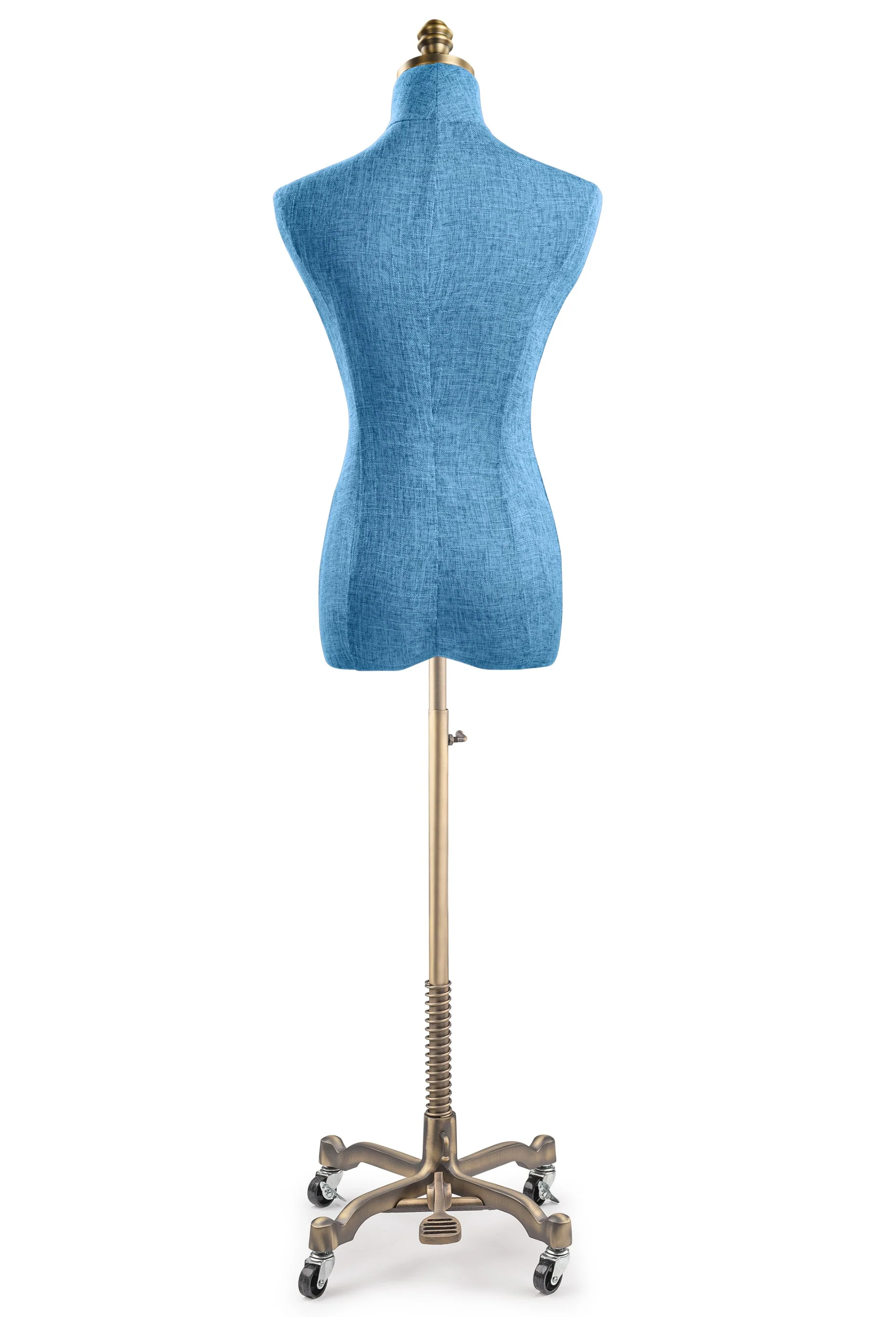 Female Display Dress Form on Metal Rolling Base - Image 132