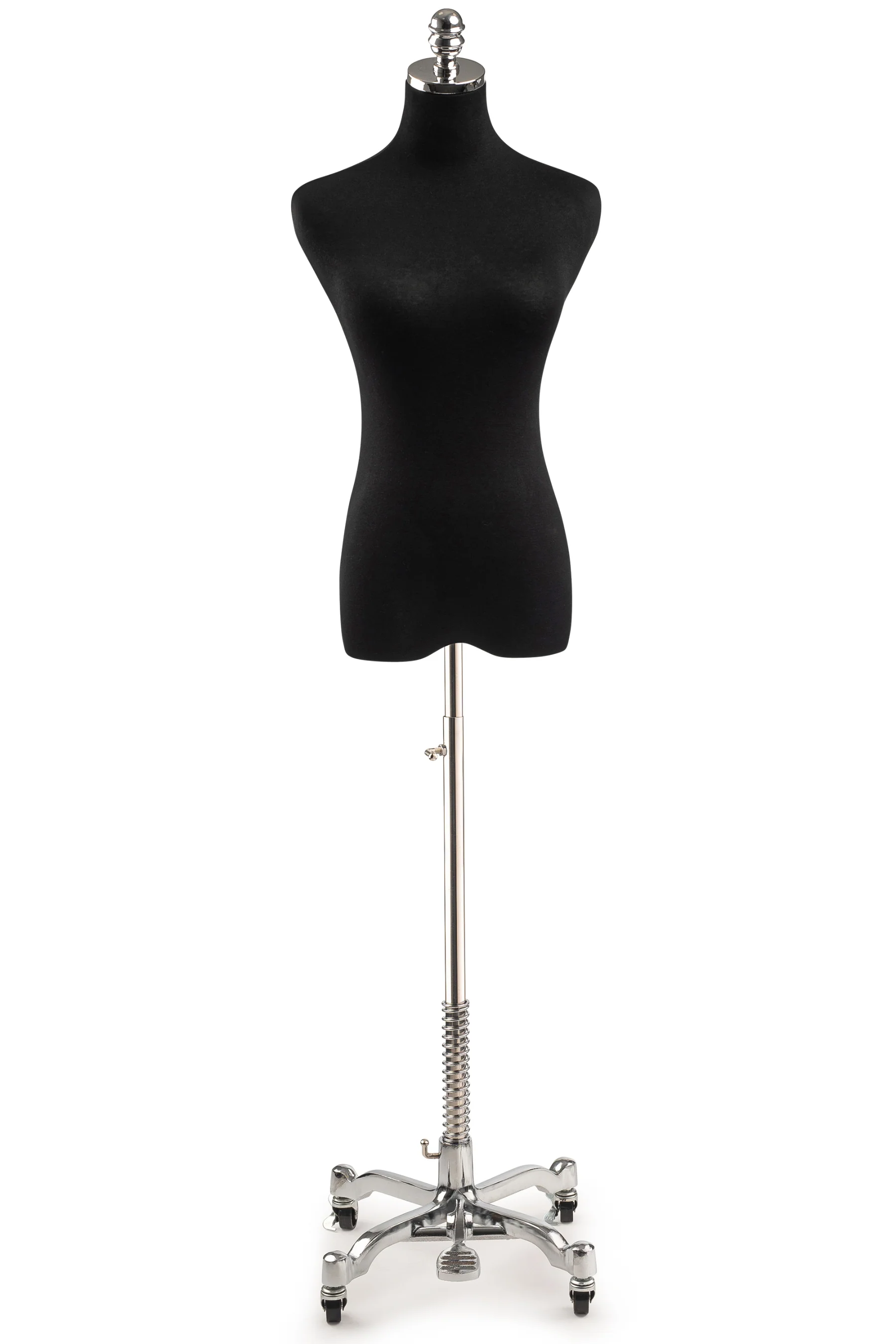 Female Display Dress Form on Metal Rolling Base - Image 141