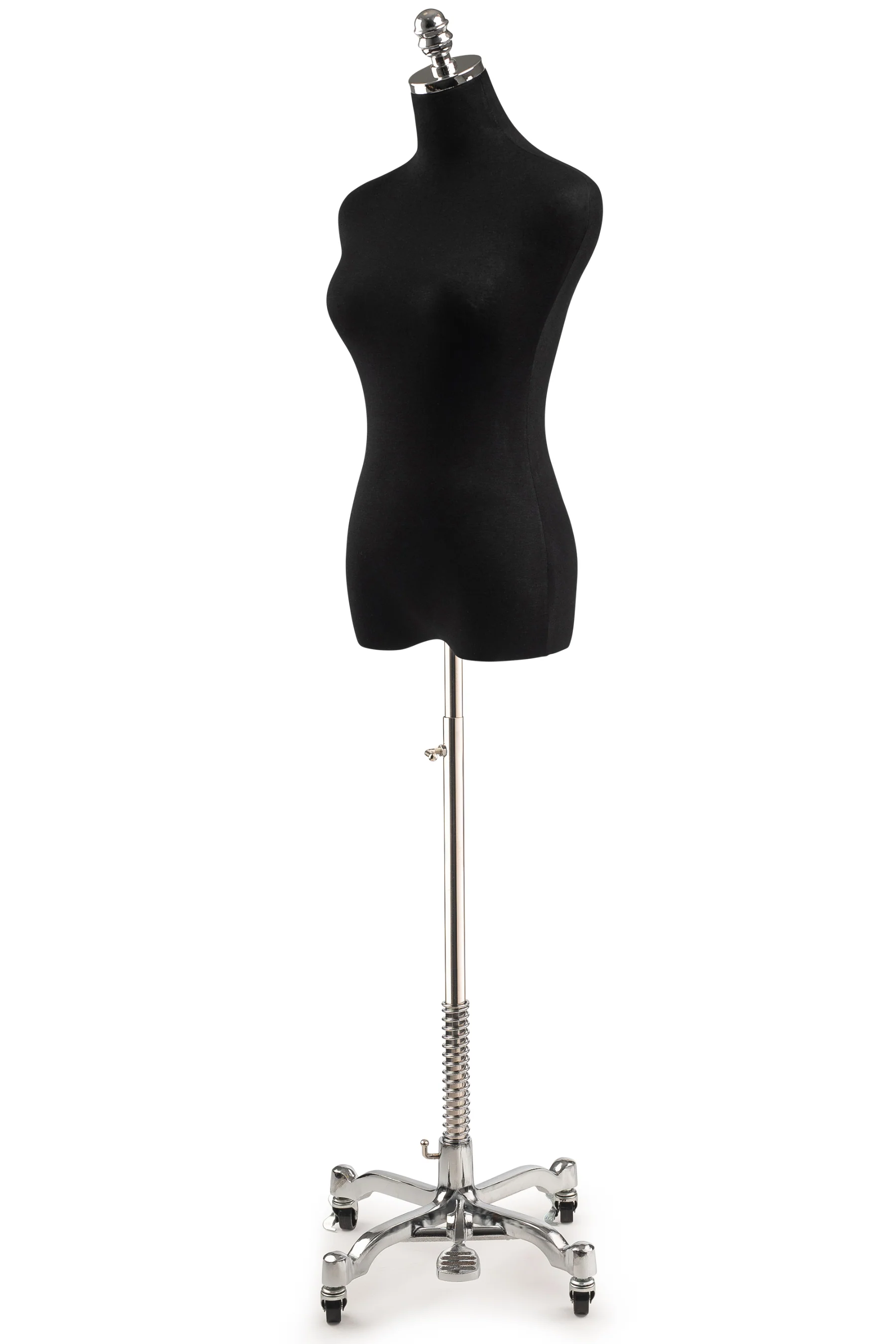 Female Display Dress Form on Metal Rolling Base - Image 143