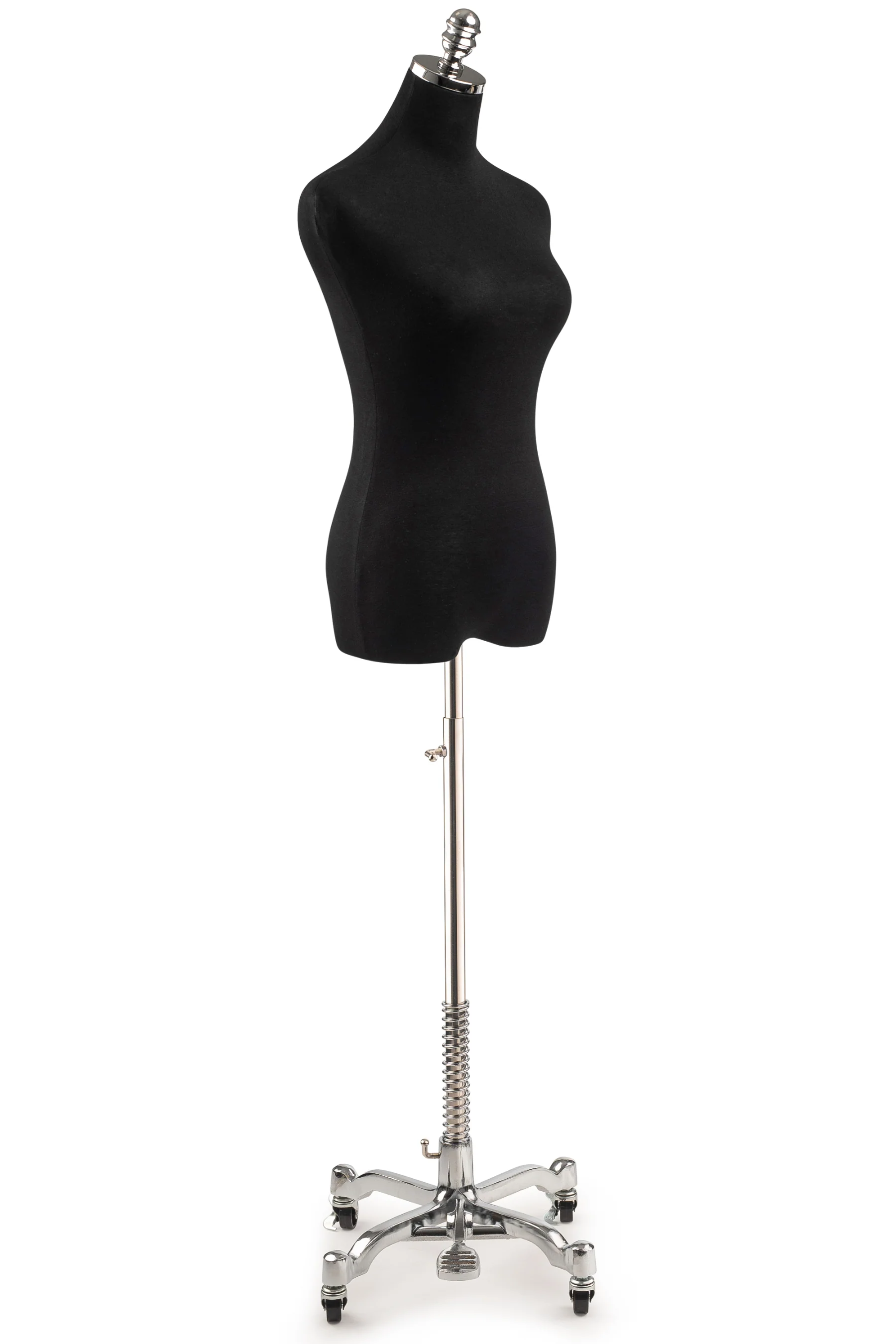 Female Display Dress Form on Metal Rolling Base - Image 144