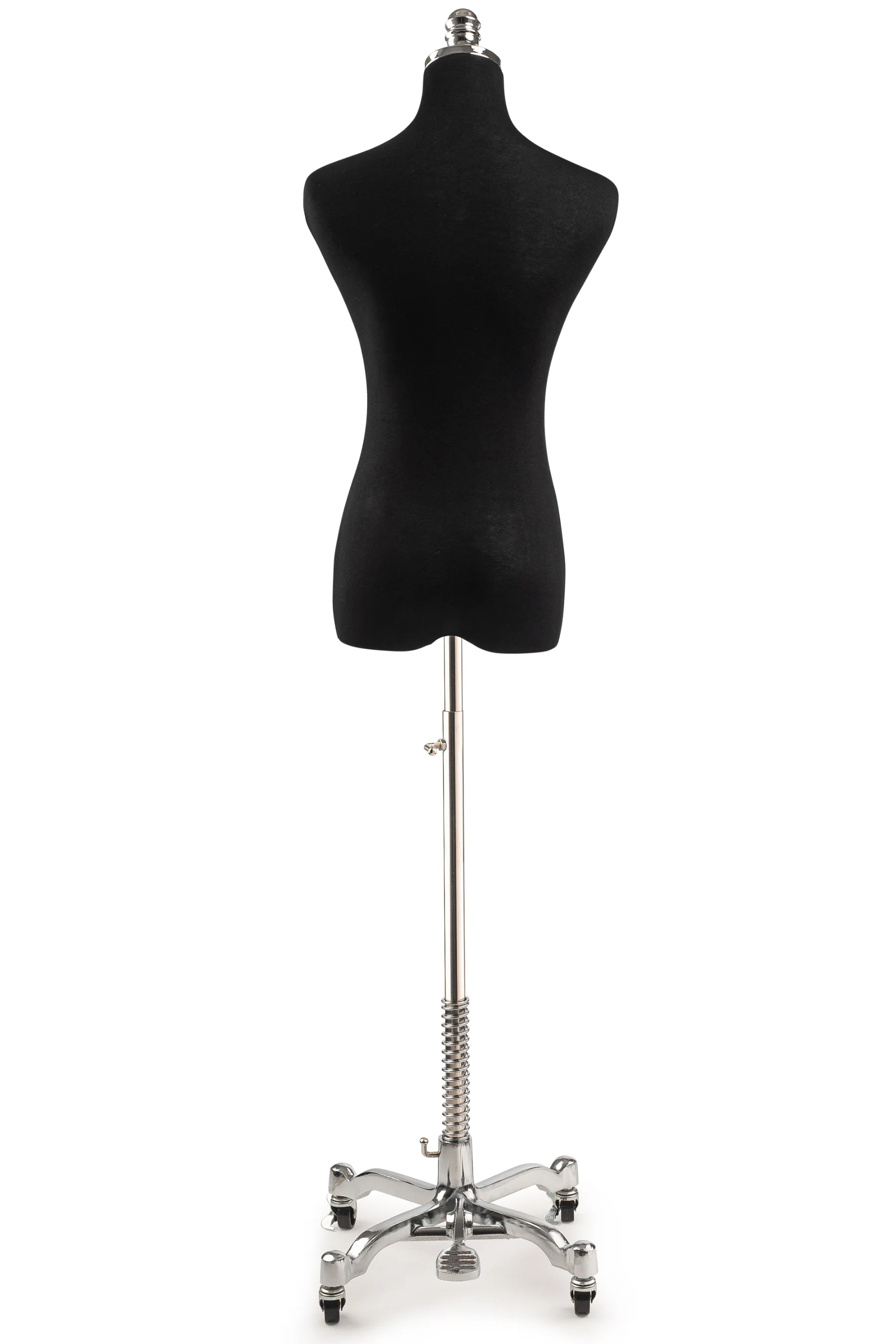 Female Display Dress Form on Metal Rolling Base - Image 146