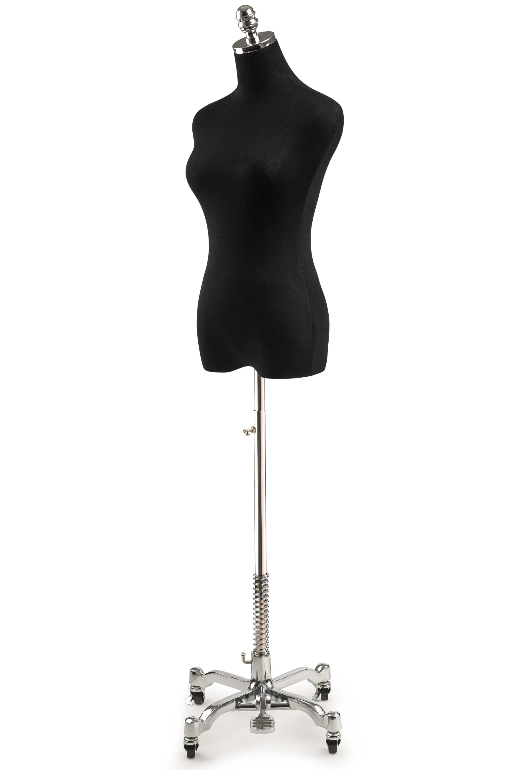Female Display Dress Form on Metal Rolling Base - Image 147