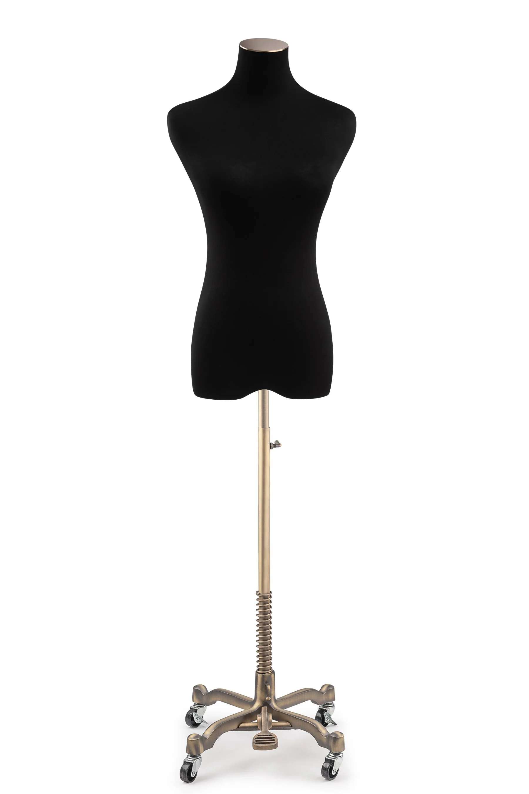 Female Display Dress Form on Metal Rolling Base - Image 149