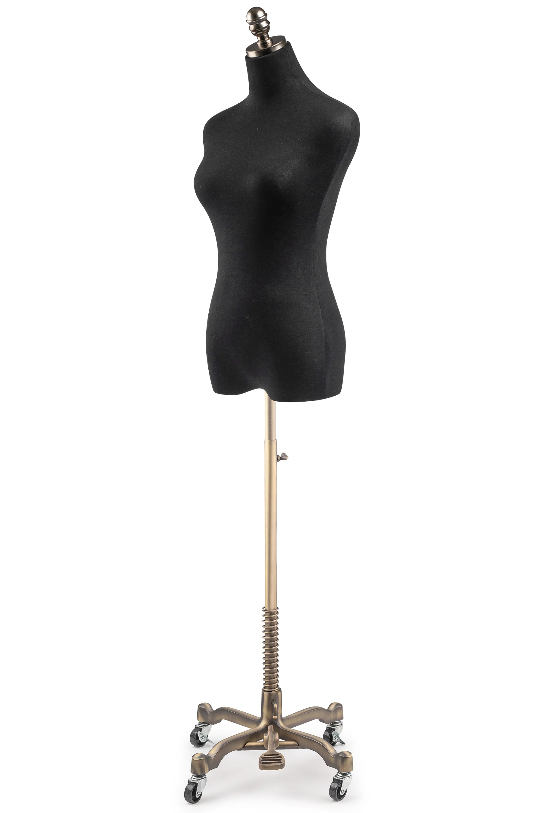 Female Display Dress Form on Metal Rolling Base - Image 150