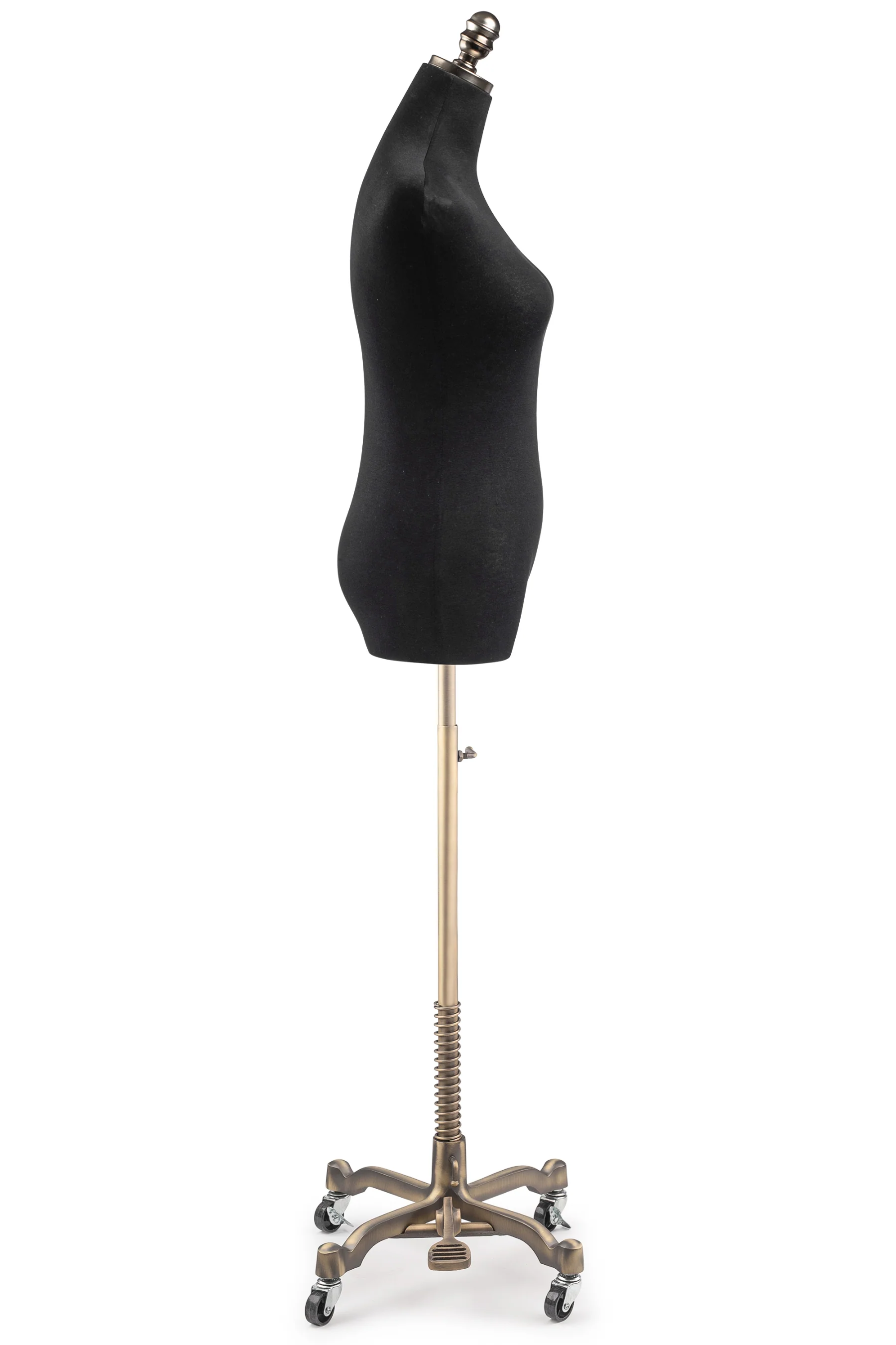 Female Display Dress Form on Metal Rolling Base - Image 152