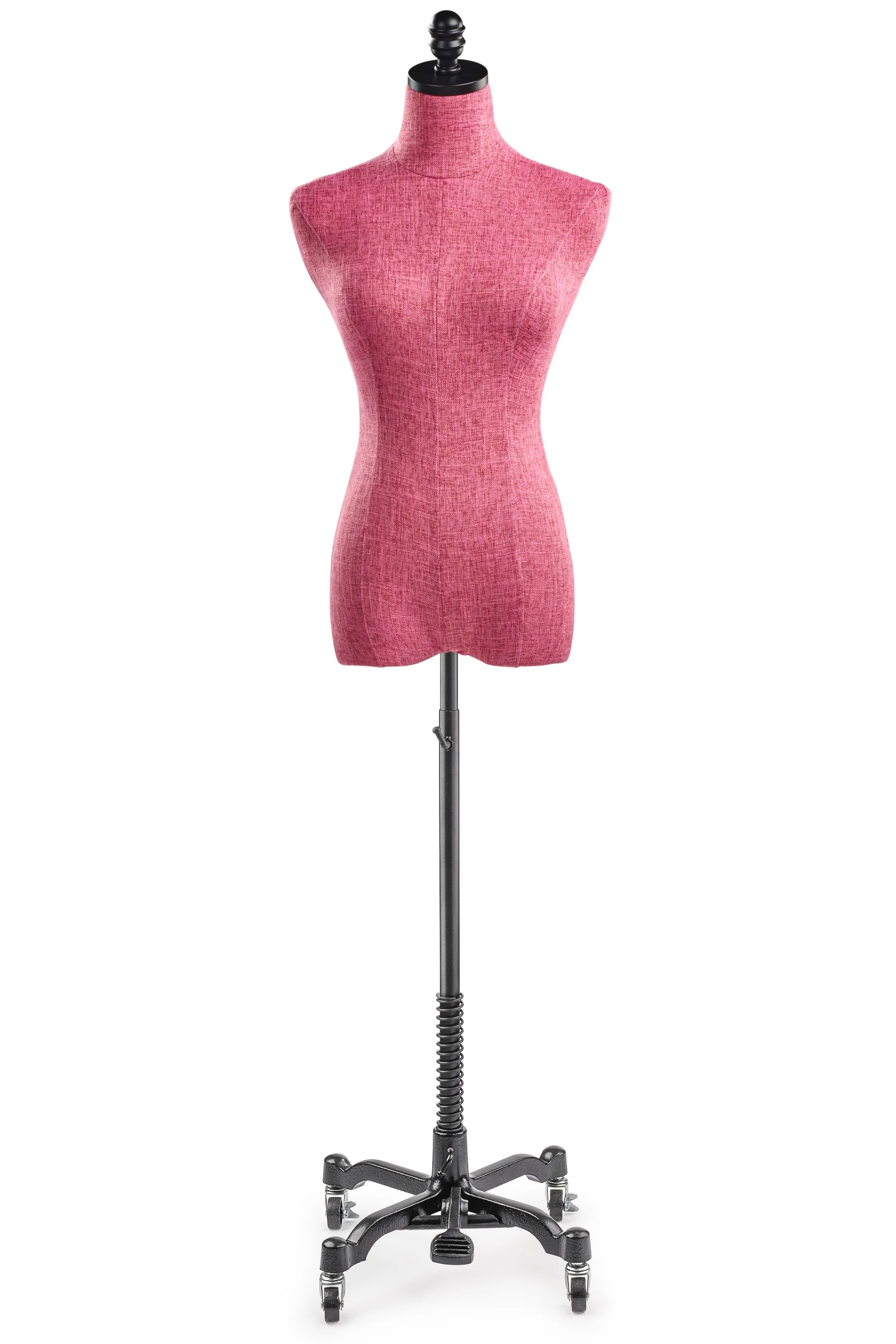 Female Display Dress Form on Metal Rolling Base - Image 49