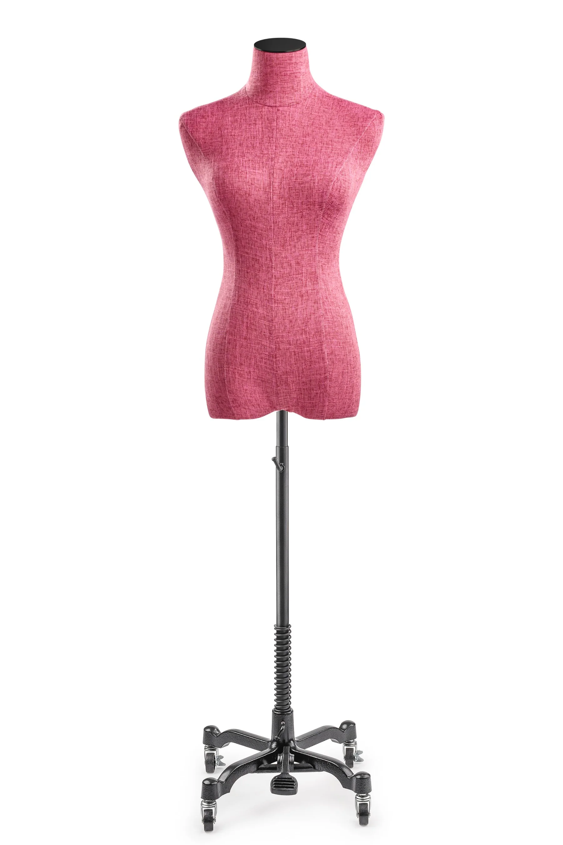 Female Display Dress Form on Metal Rolling Base - Image 50
