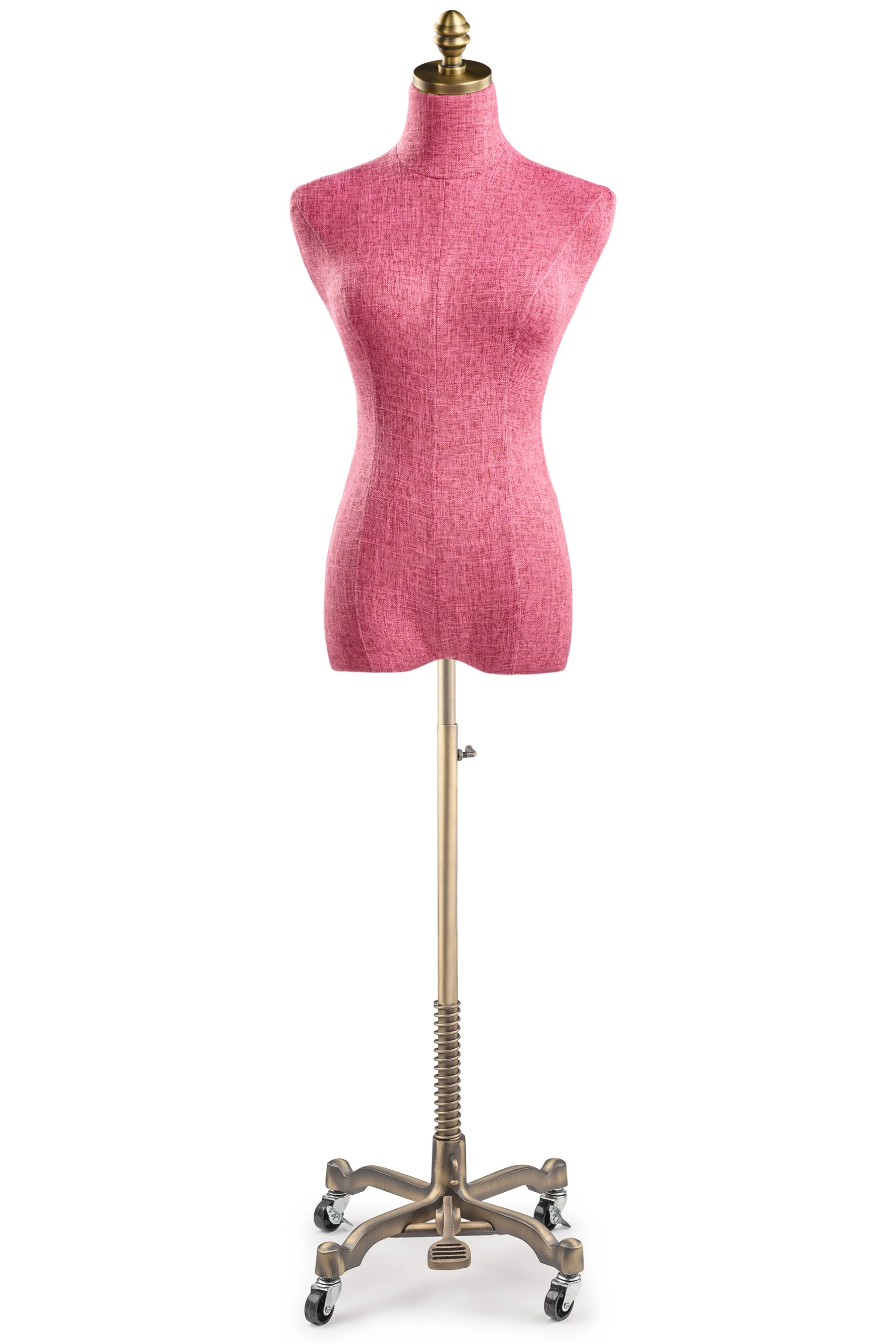 Female Display Dress Form on Metal Rolling Base - Image 57