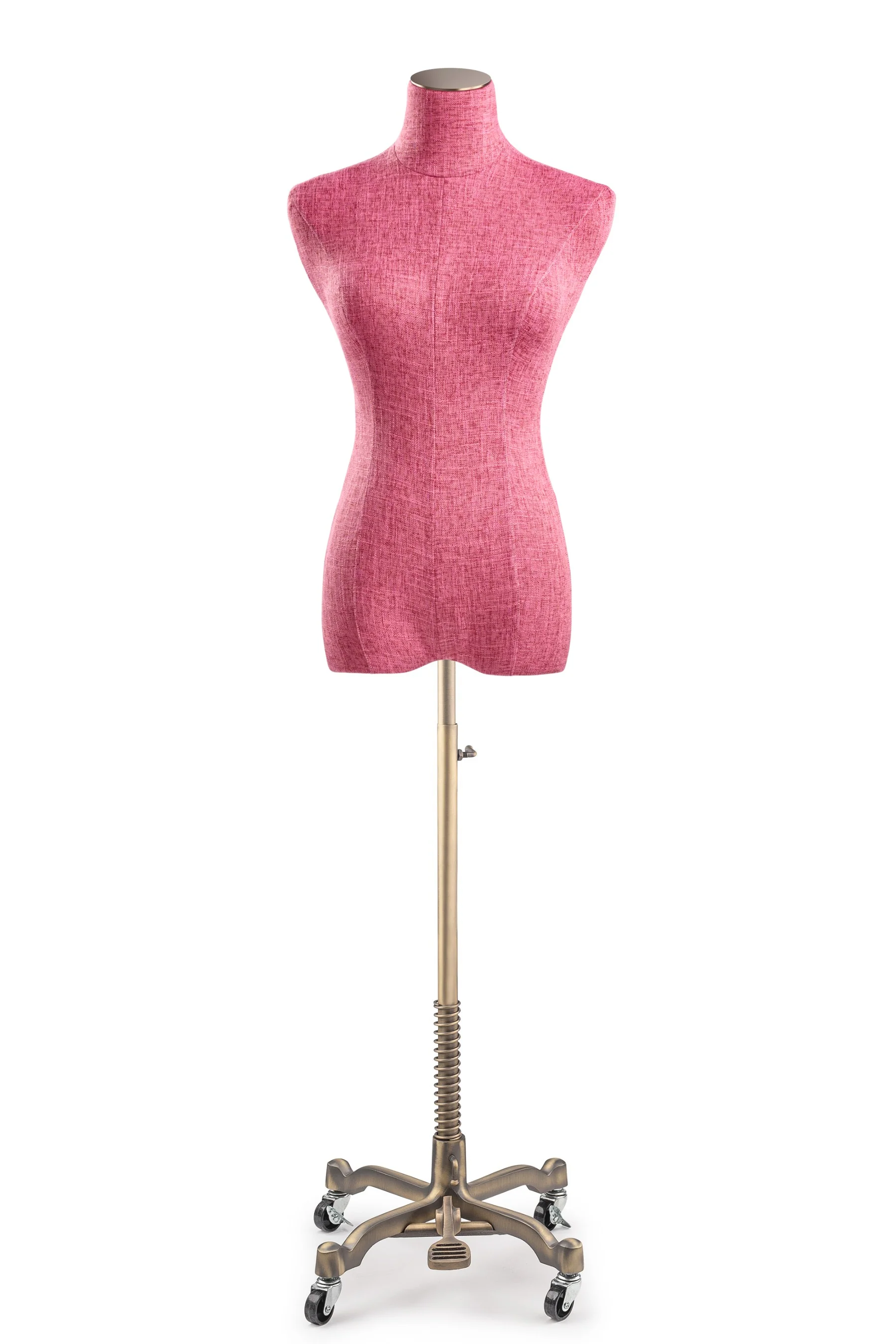 Female Display Dress Form on Metal Rolling Base - Image 59