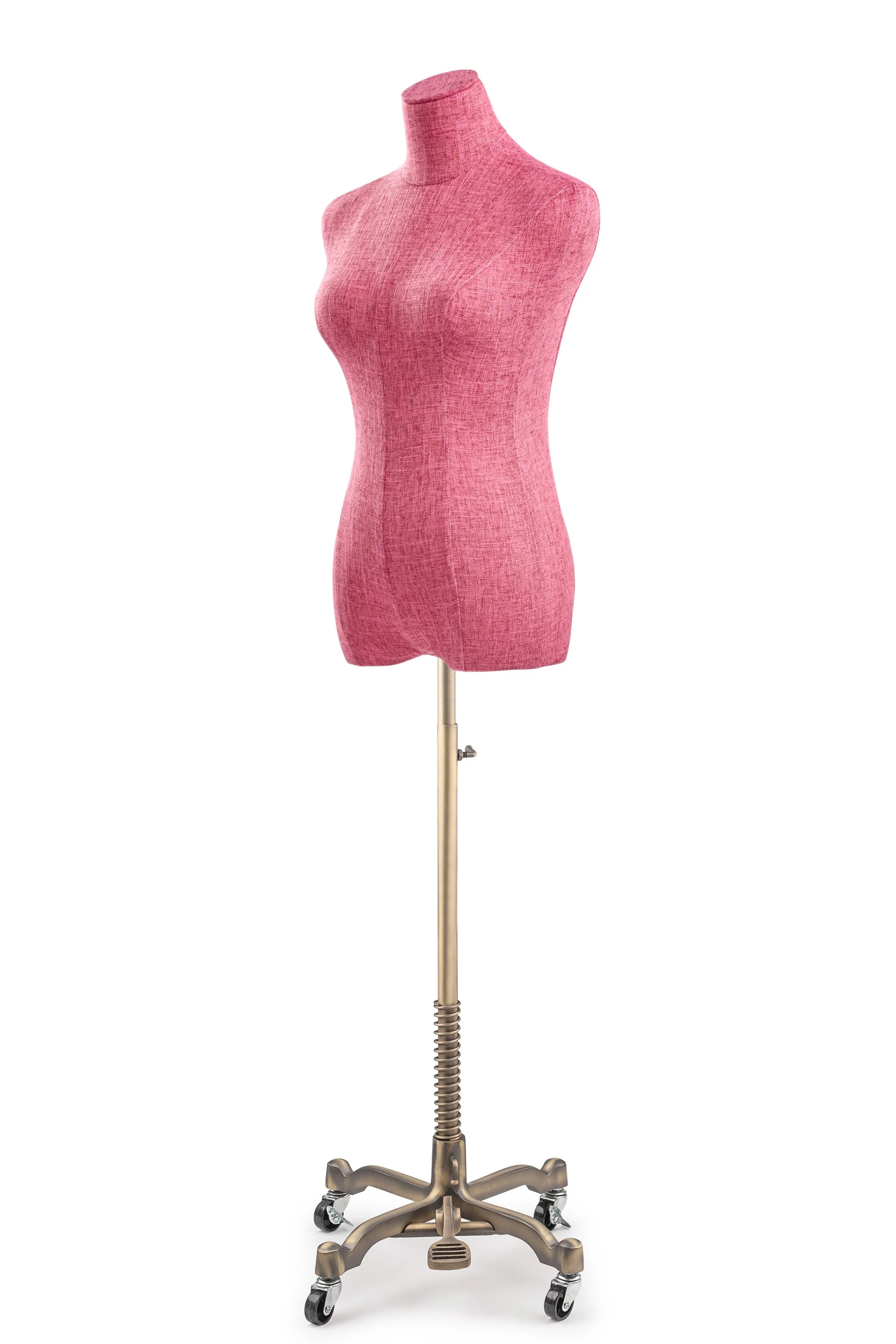 Female Display Dress Form on Metal Rolling Base - Image 61