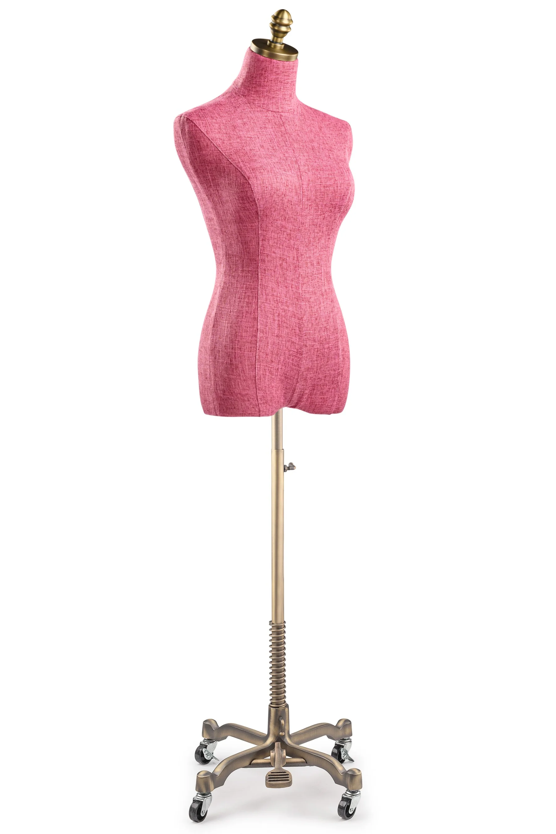 Female Display Dress Form on Metal Rolling Base - Image 62