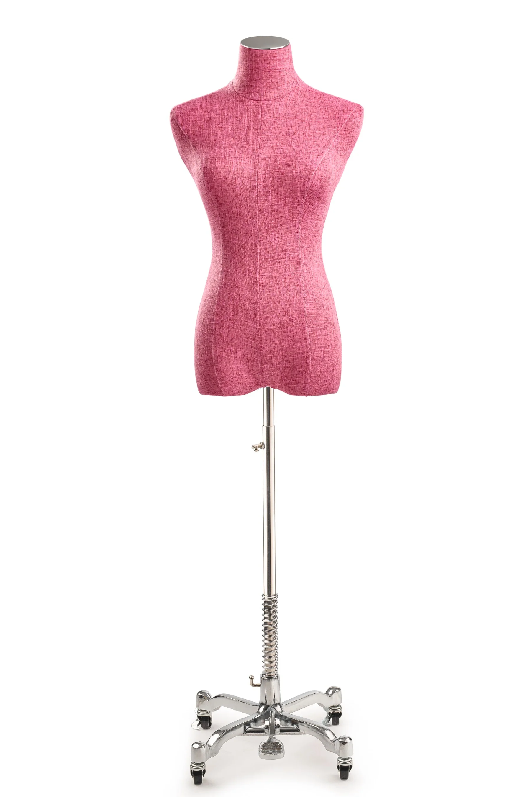 Female Display Dress Form on Metal Rolling Base - Image 65