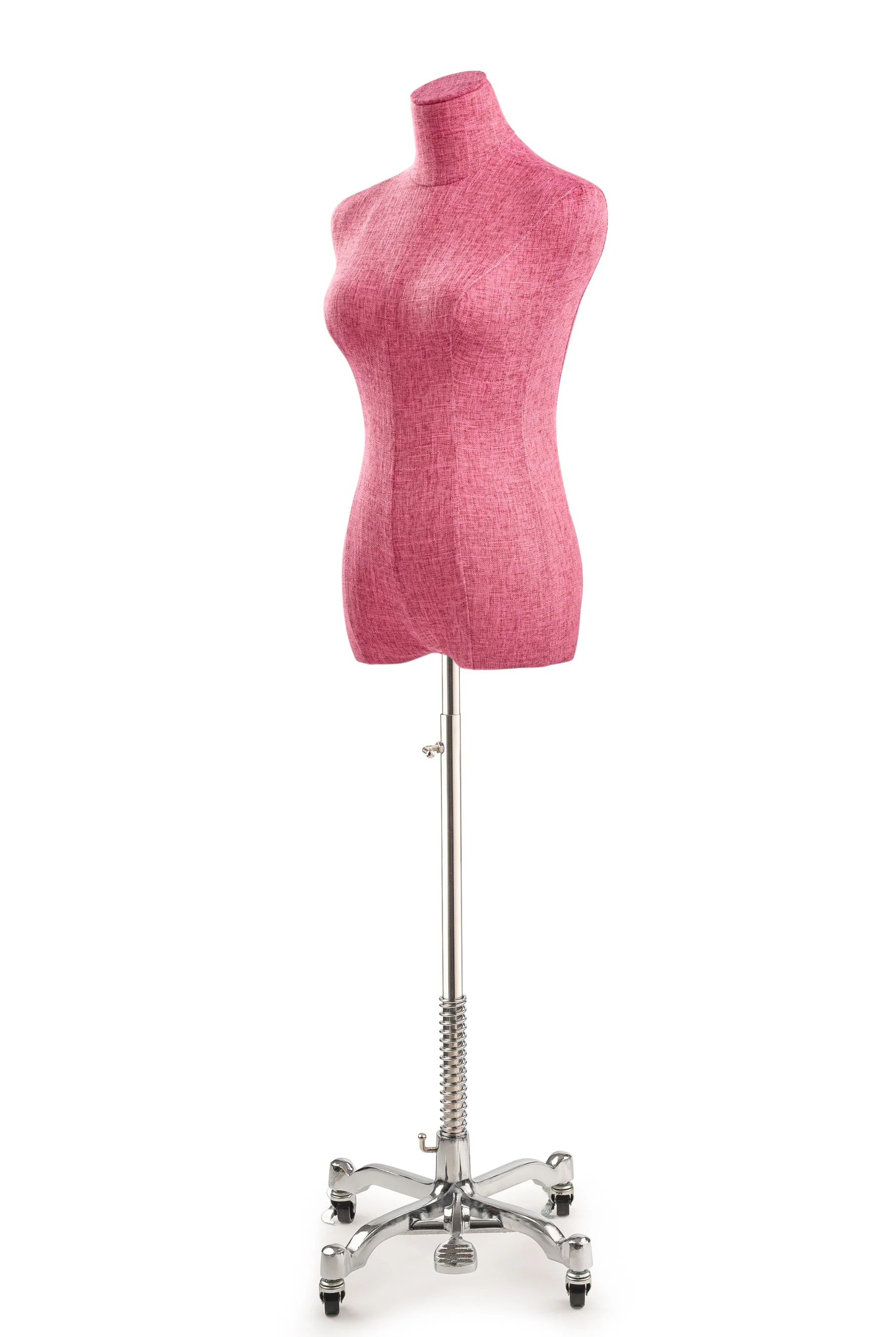 Female Display Dress Form on Metal Rolling Base - Image 67