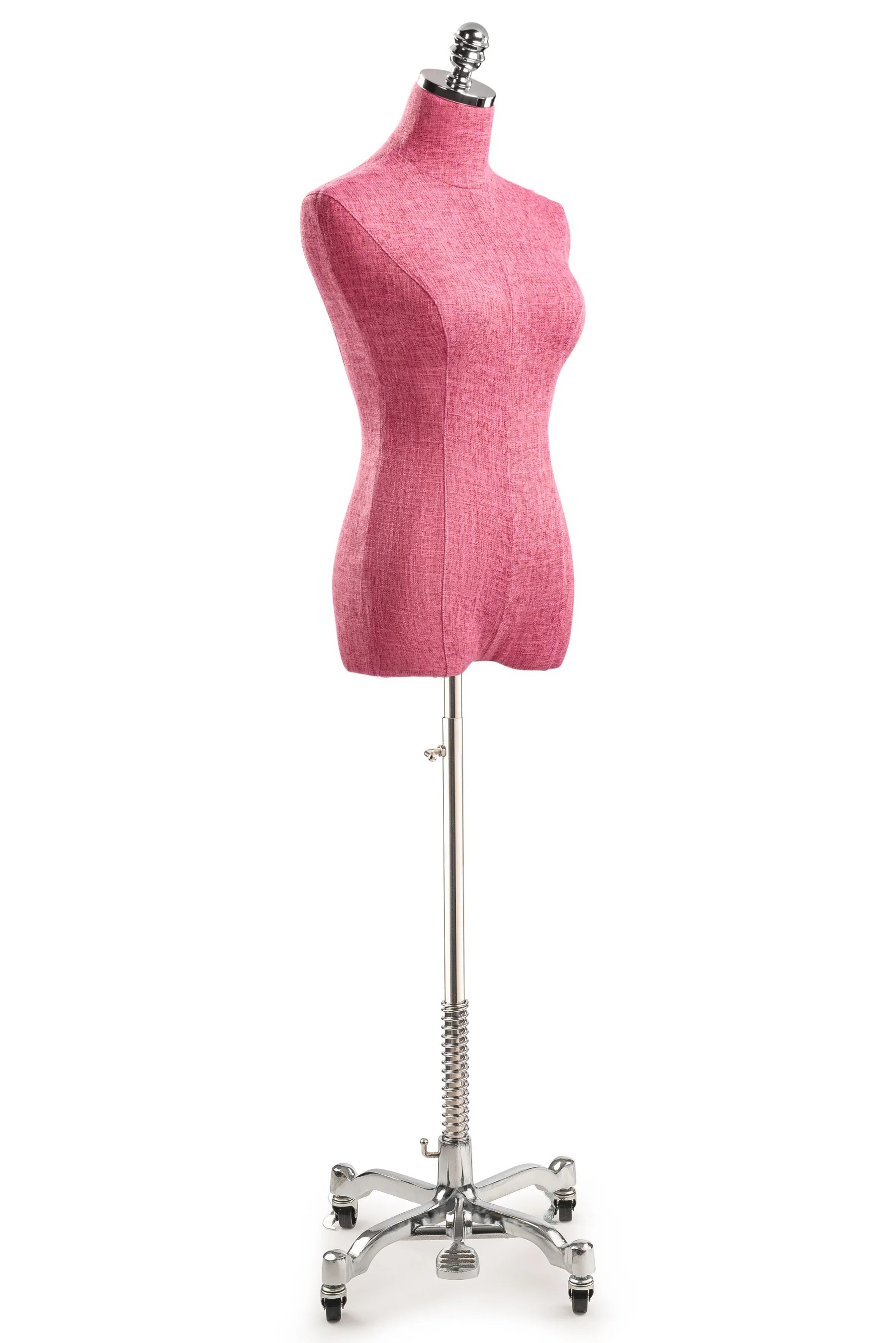Female Display Dress Form on Metal Rolling Base - Image 69