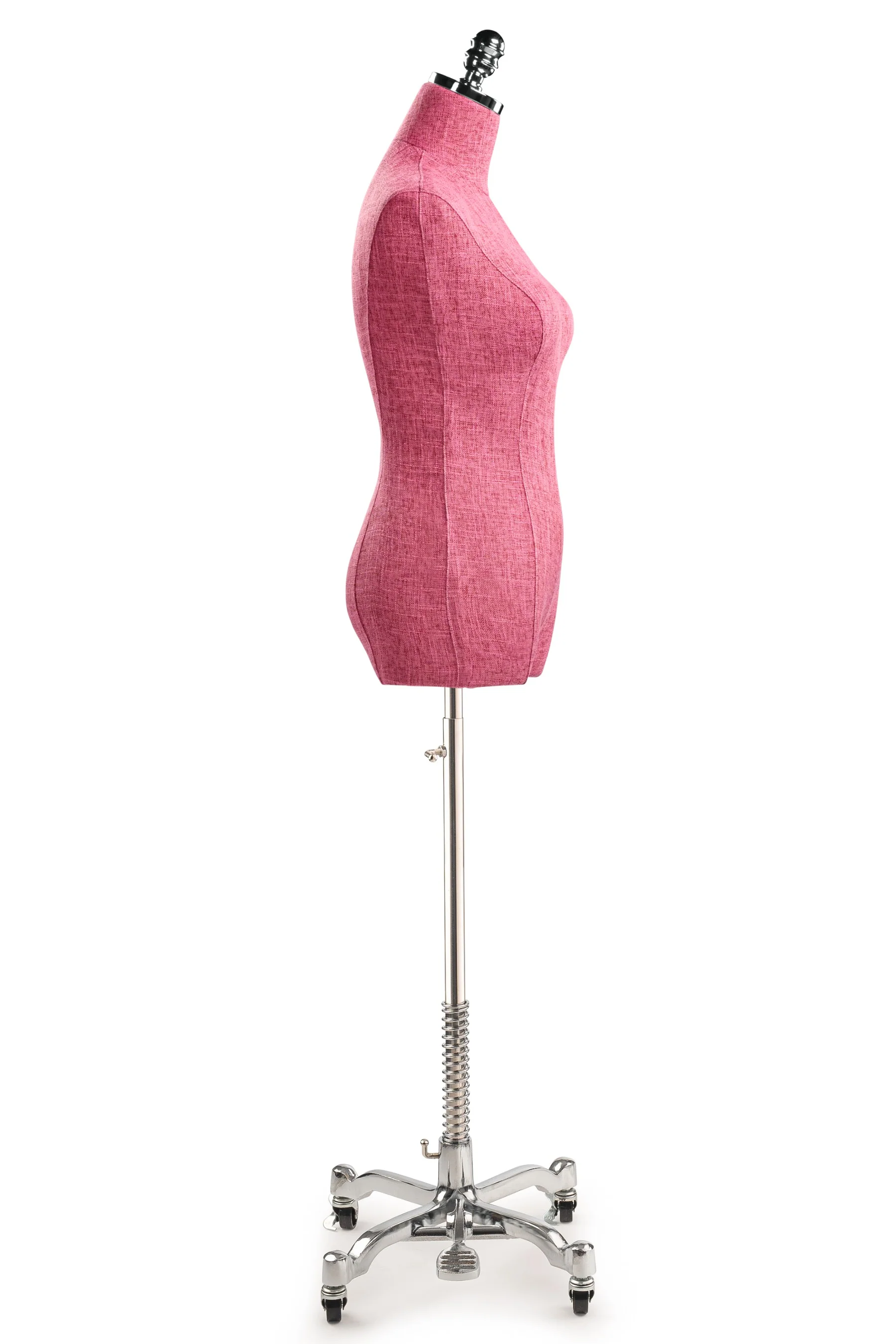 Female Display Dress Form on Metal Rolling Base - Image 71