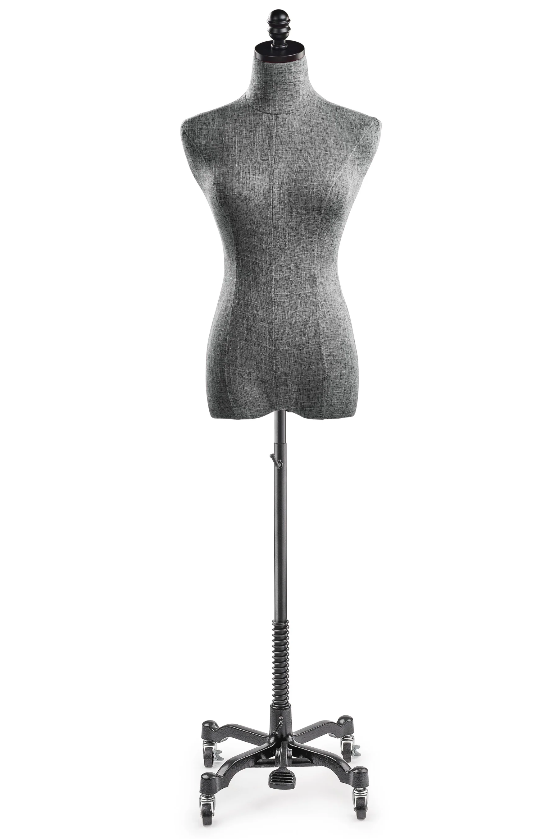 Female Display Dress Form on Metal Rolling Base - Image 72