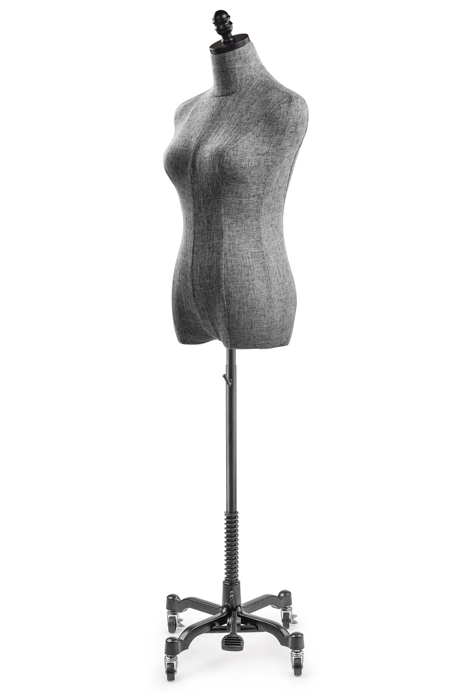 Female Display Dress Form on Metal Rolling Base - Image 75