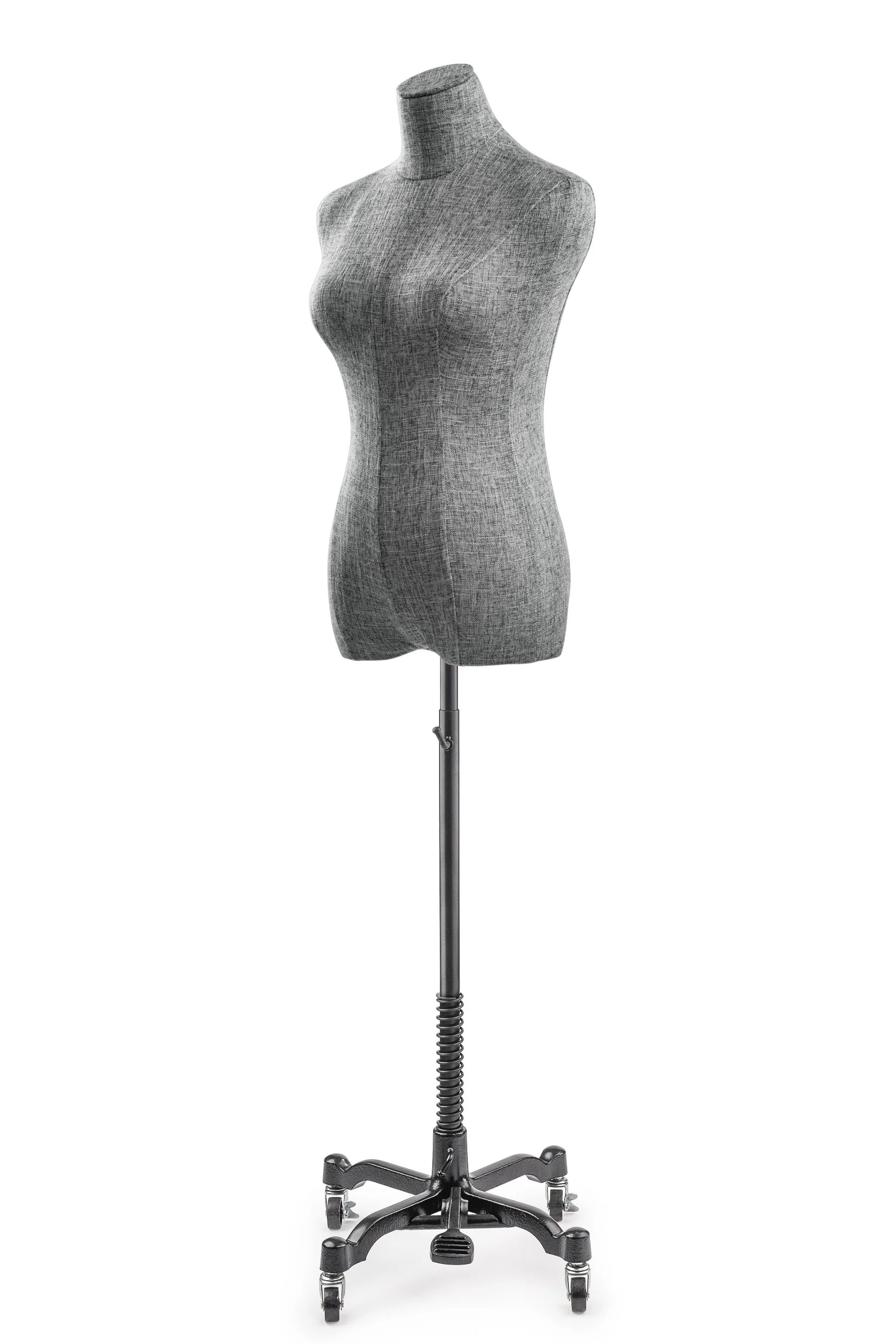 Female Display Dress Form on Metal Rolling Base - Image 76