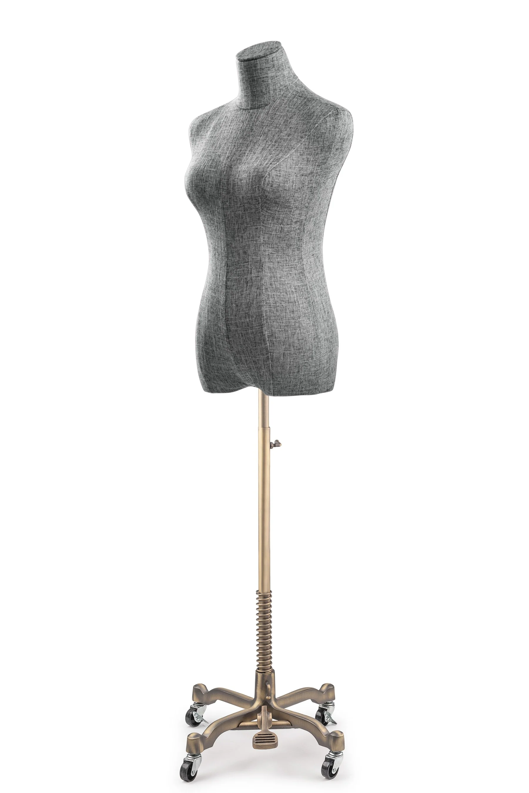 Female Display Dress Form on Metal Rolling Base - Image 84