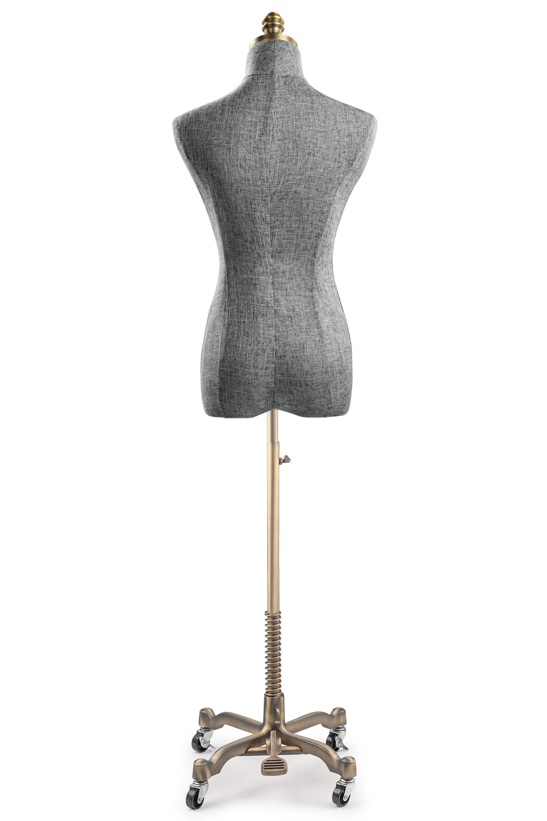 Female Display Dress Form on Metal Rolling Base - Image 86