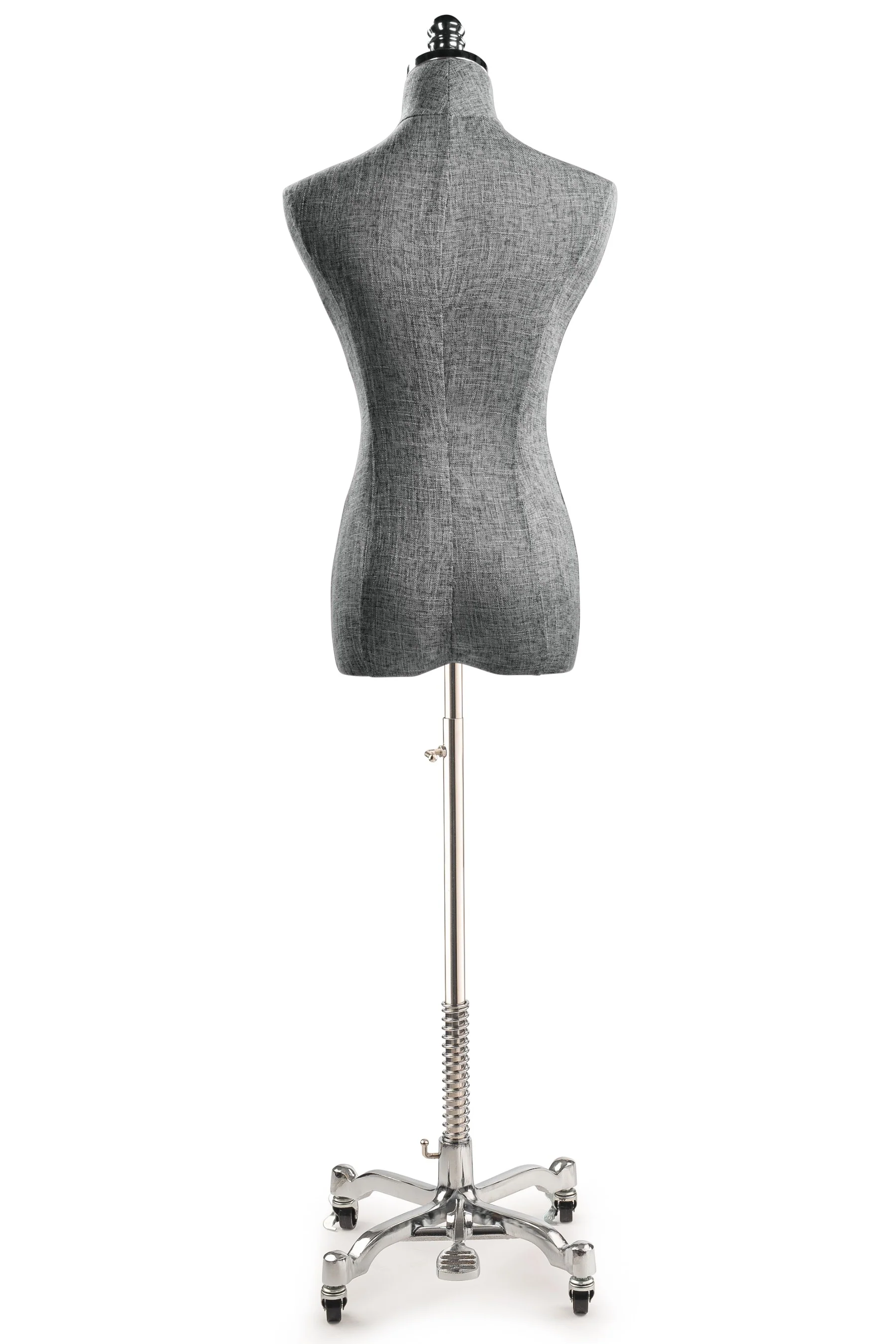 Female Display Dress Form on Metal Rolling Base - Image 93