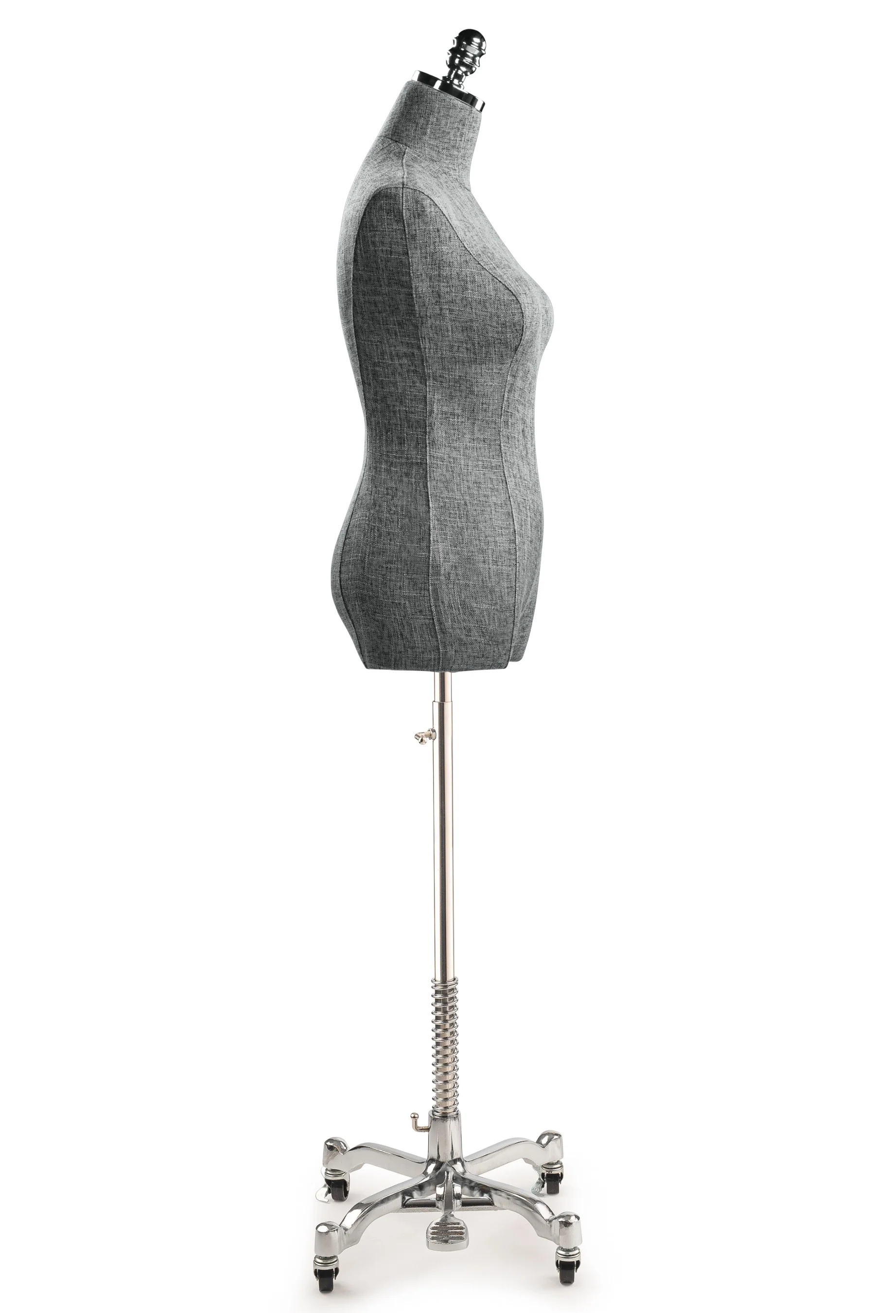 Female Display Dress Form on Metal Rolling Base - Image 94