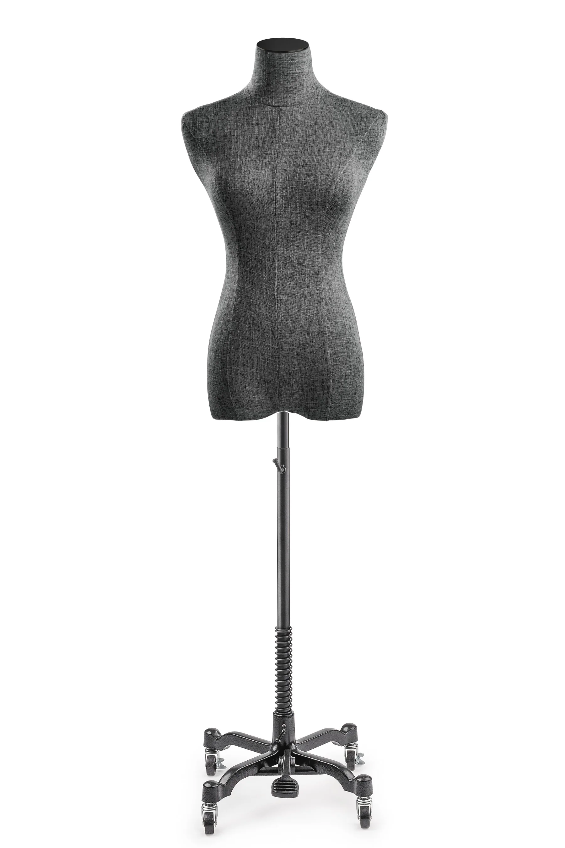 Female Display Dress Form on Metal Rolling Base - Image 96