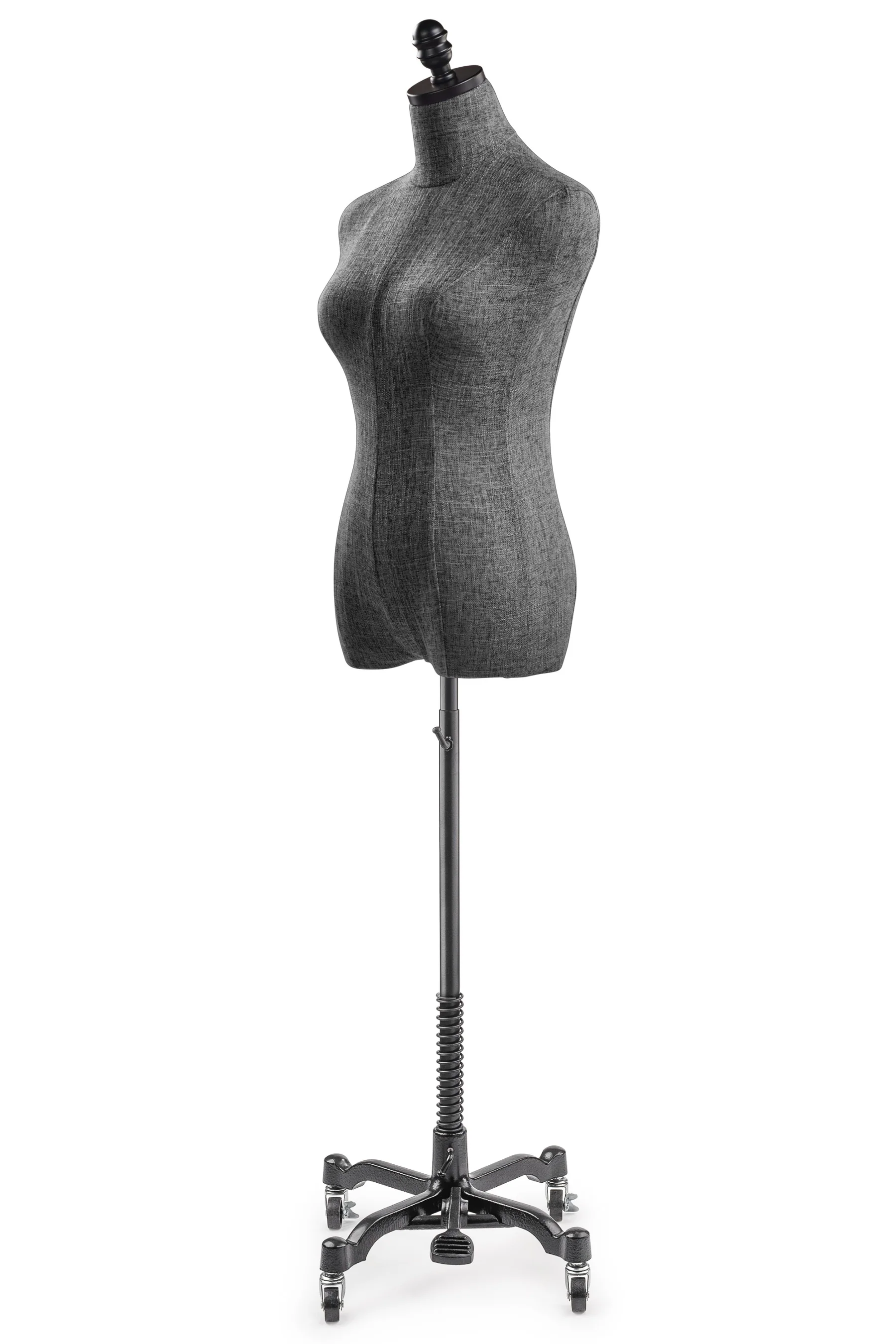 Female Display Dress Form on Metal Rolling Base - Image 98
