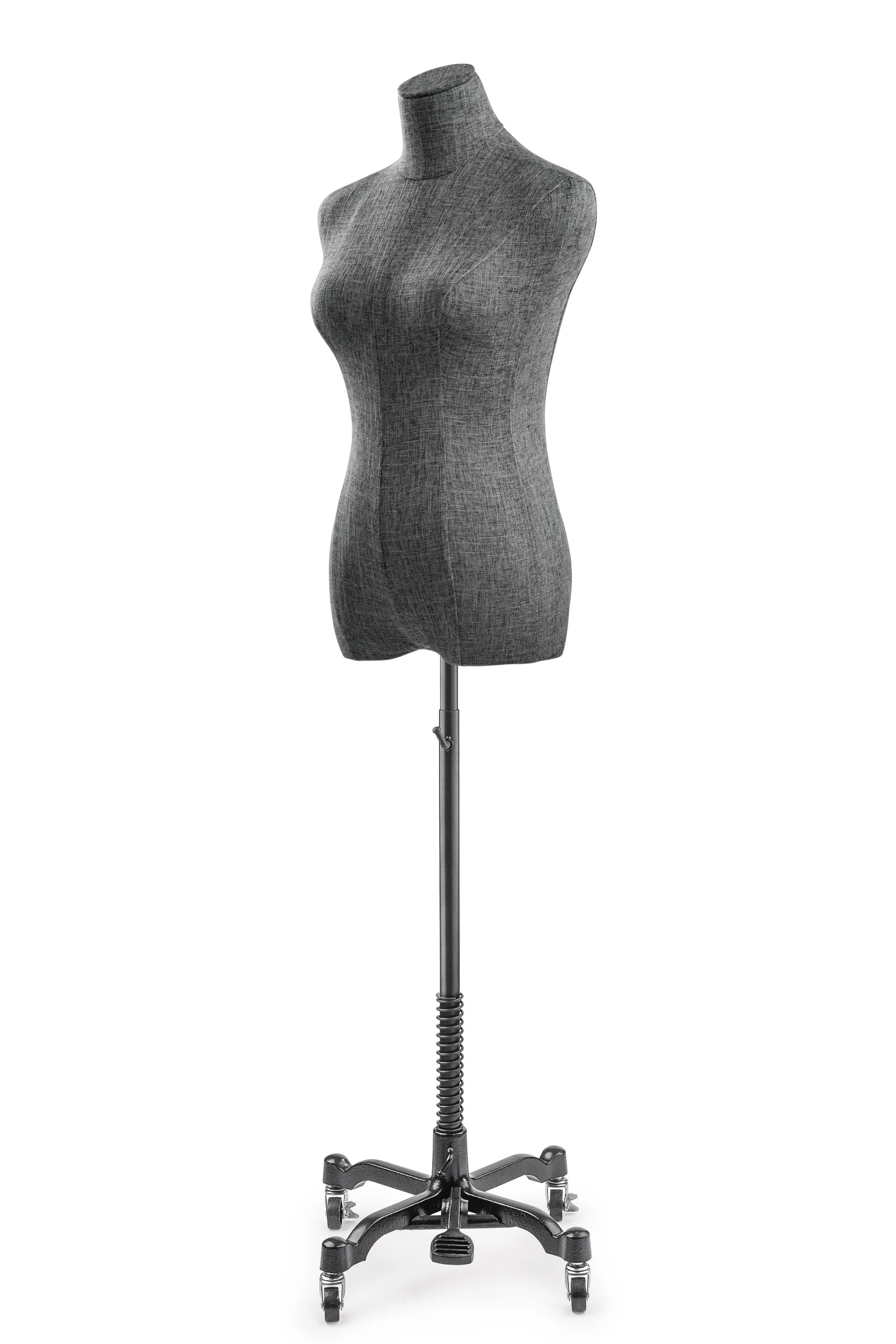 Female Display Dress Form on Metal Rolling Base - Image 99