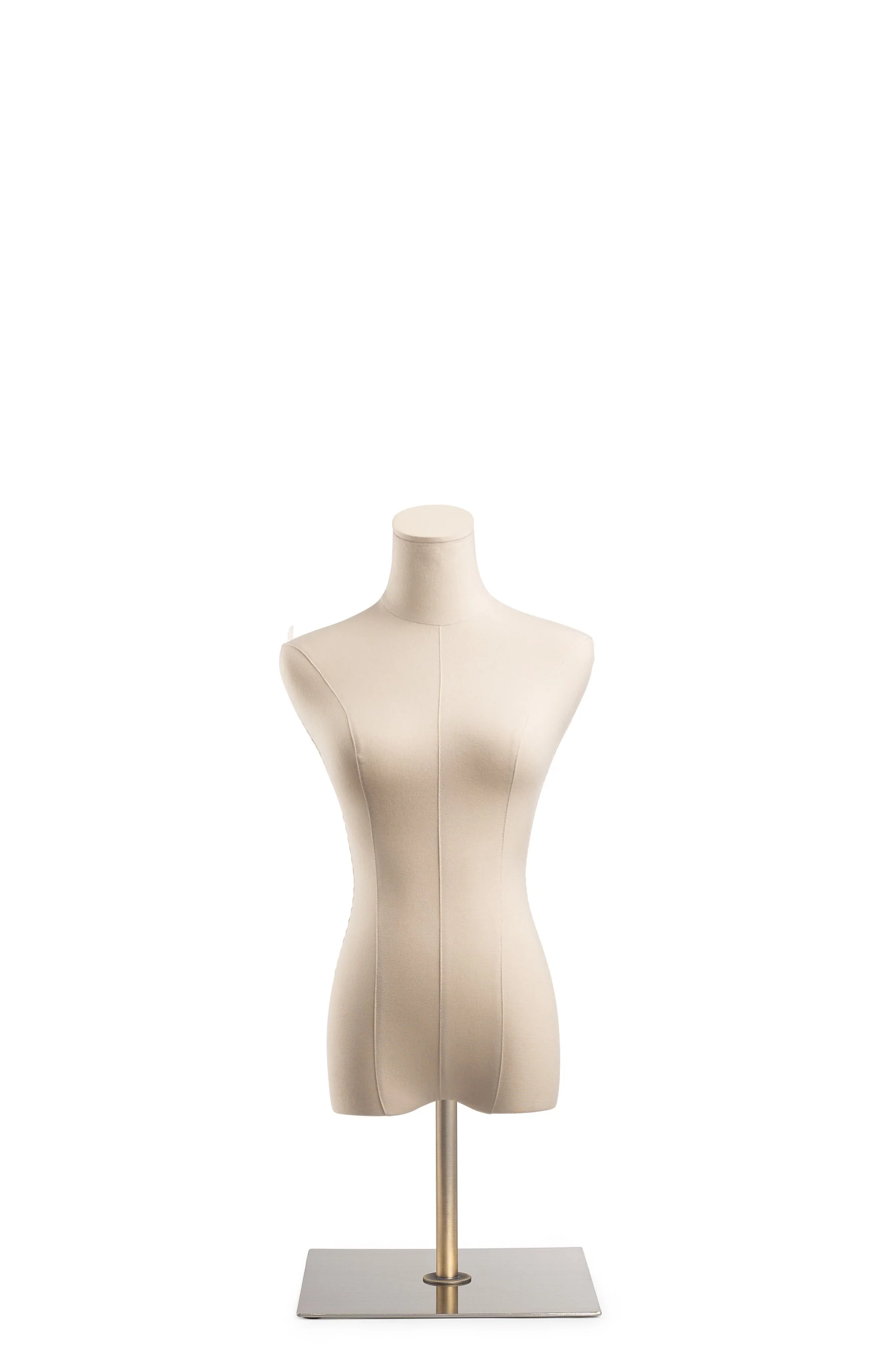 Female Display Dress Form on Metal Tabletop Base - Image 11