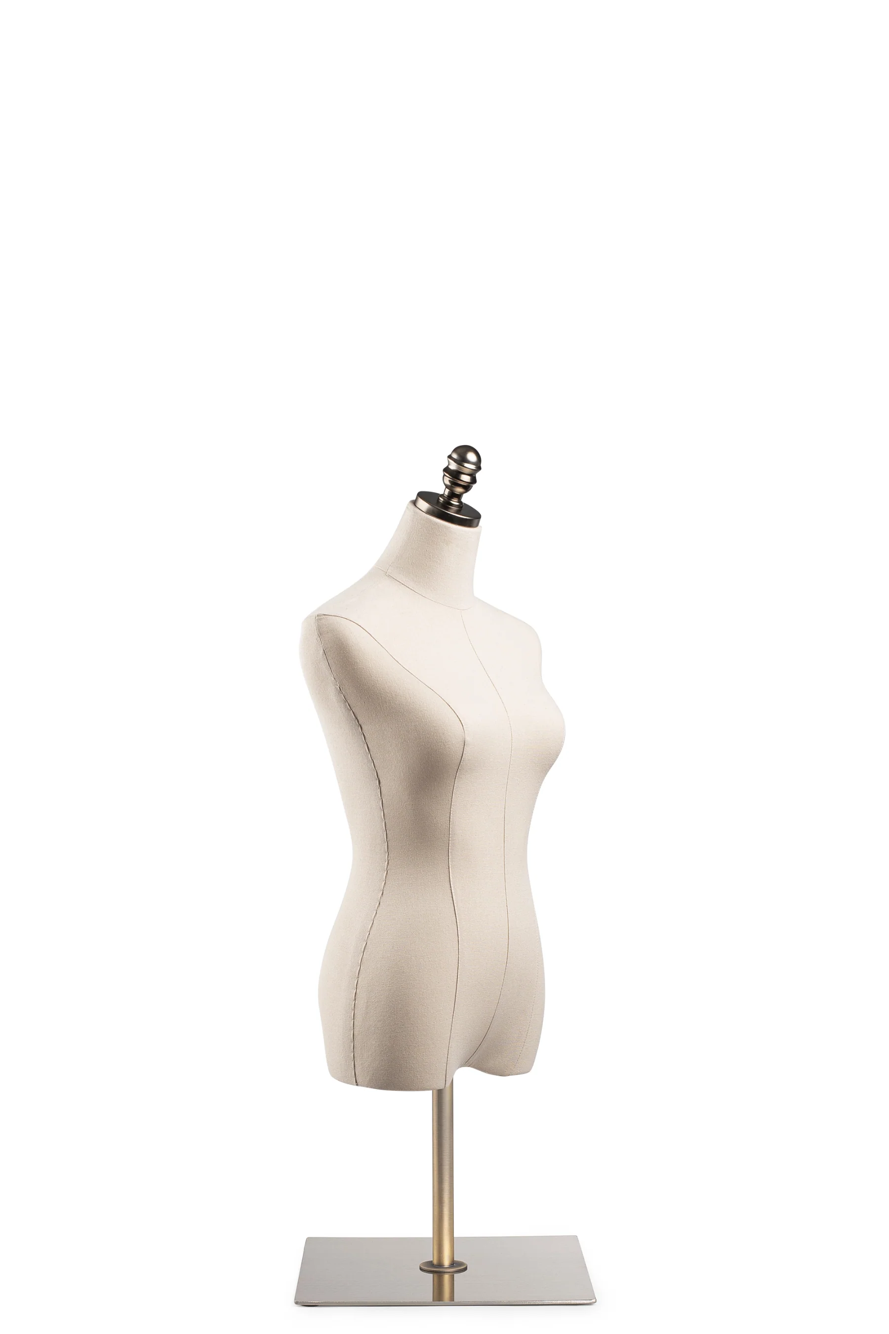 Female Display Dress Form on Metal Tabletop Base - Image 12