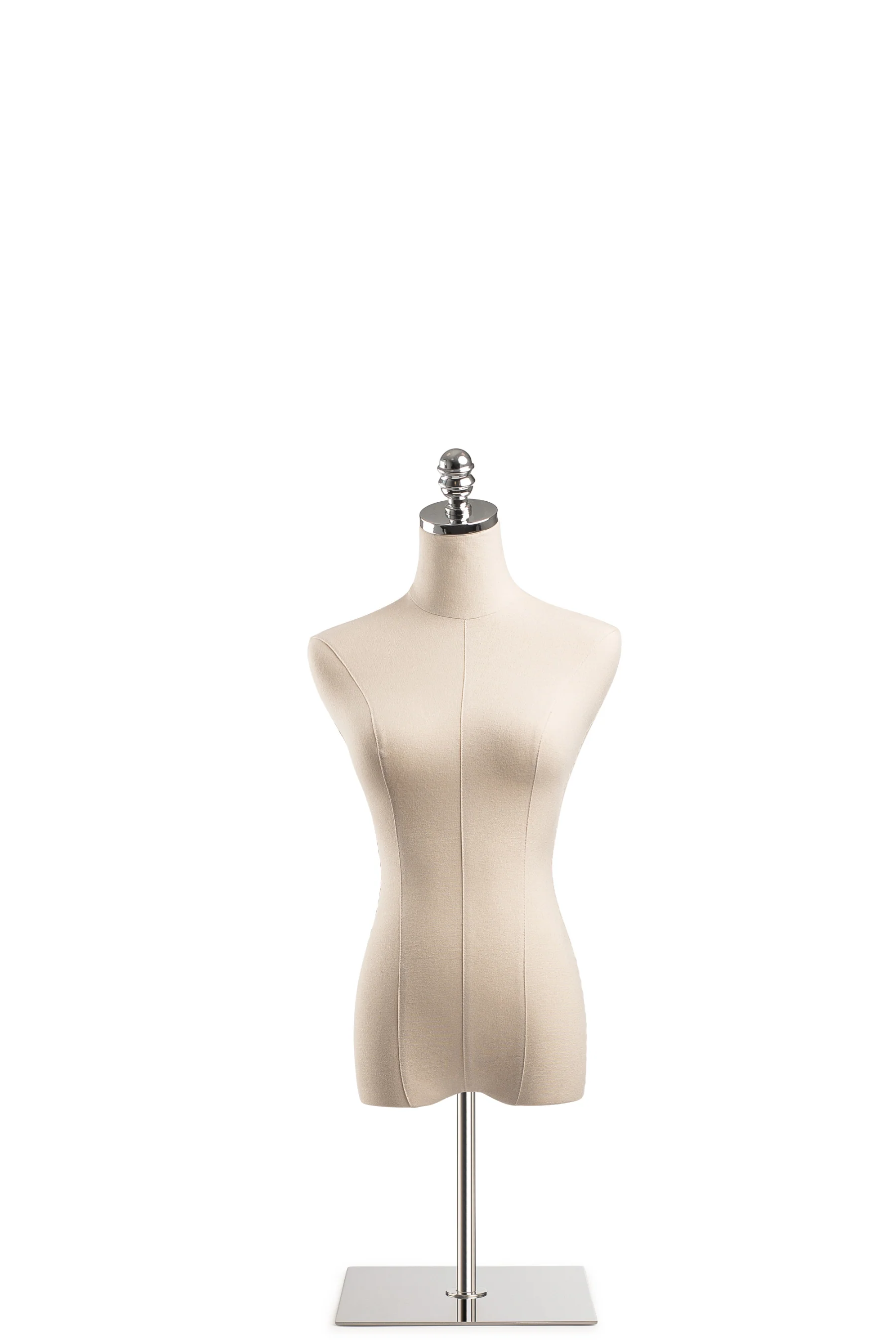 Female Display Dress Form on Metal Tabletop Base - Image 17