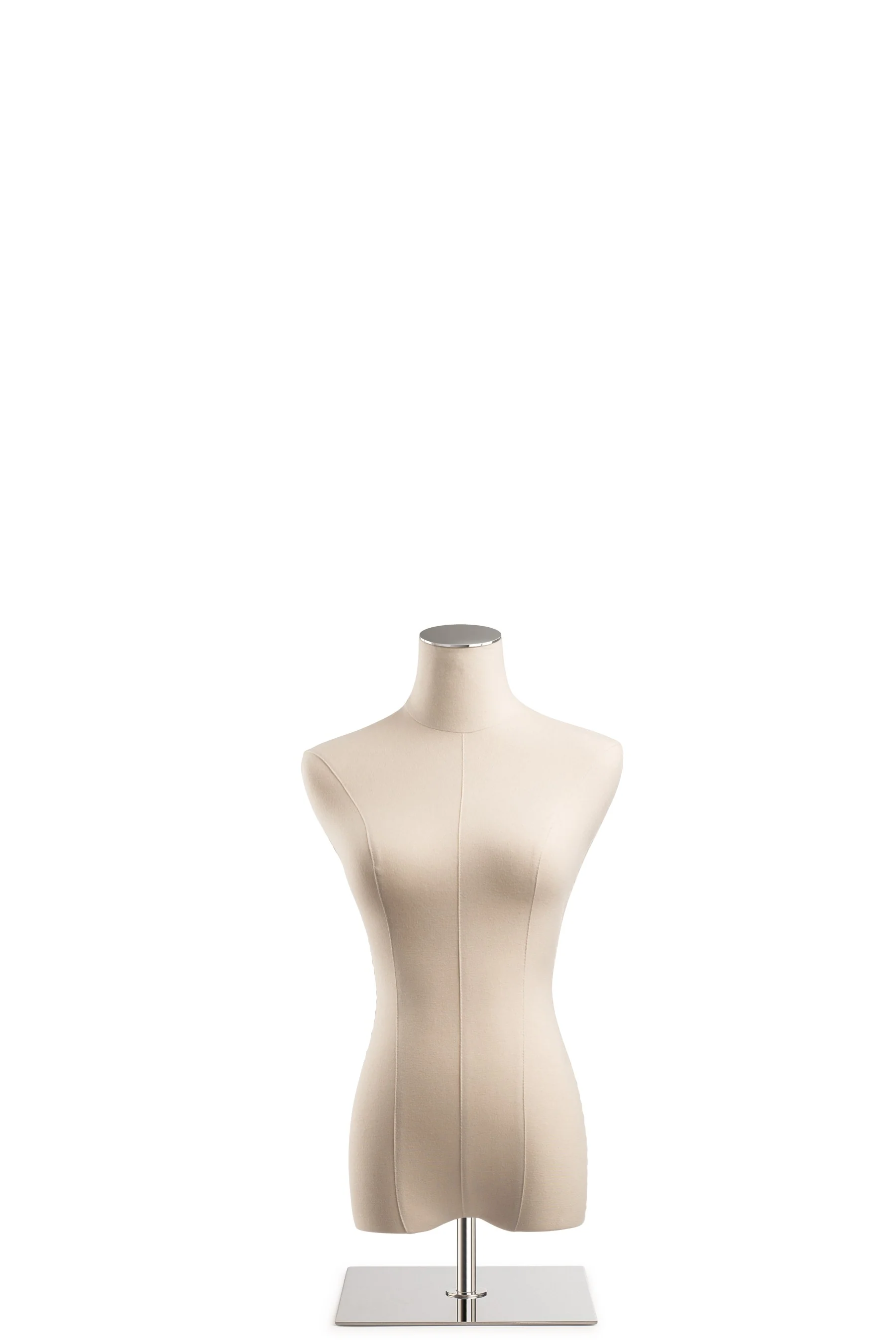 Female Display Dress Form on Metal Tabletop Base - Image 18