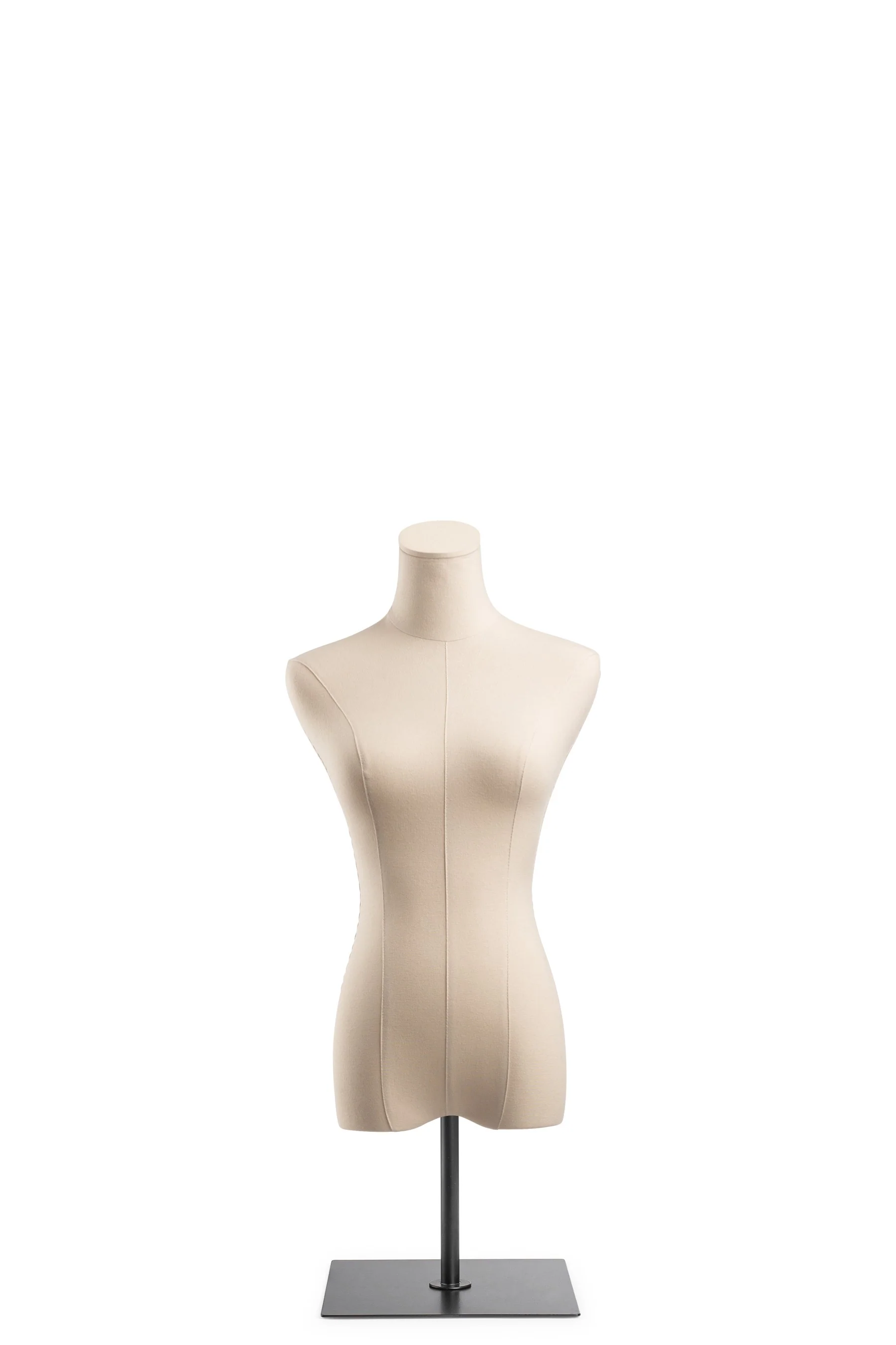 Female Display Dress Form on Metal Tabletop Base - Image 3